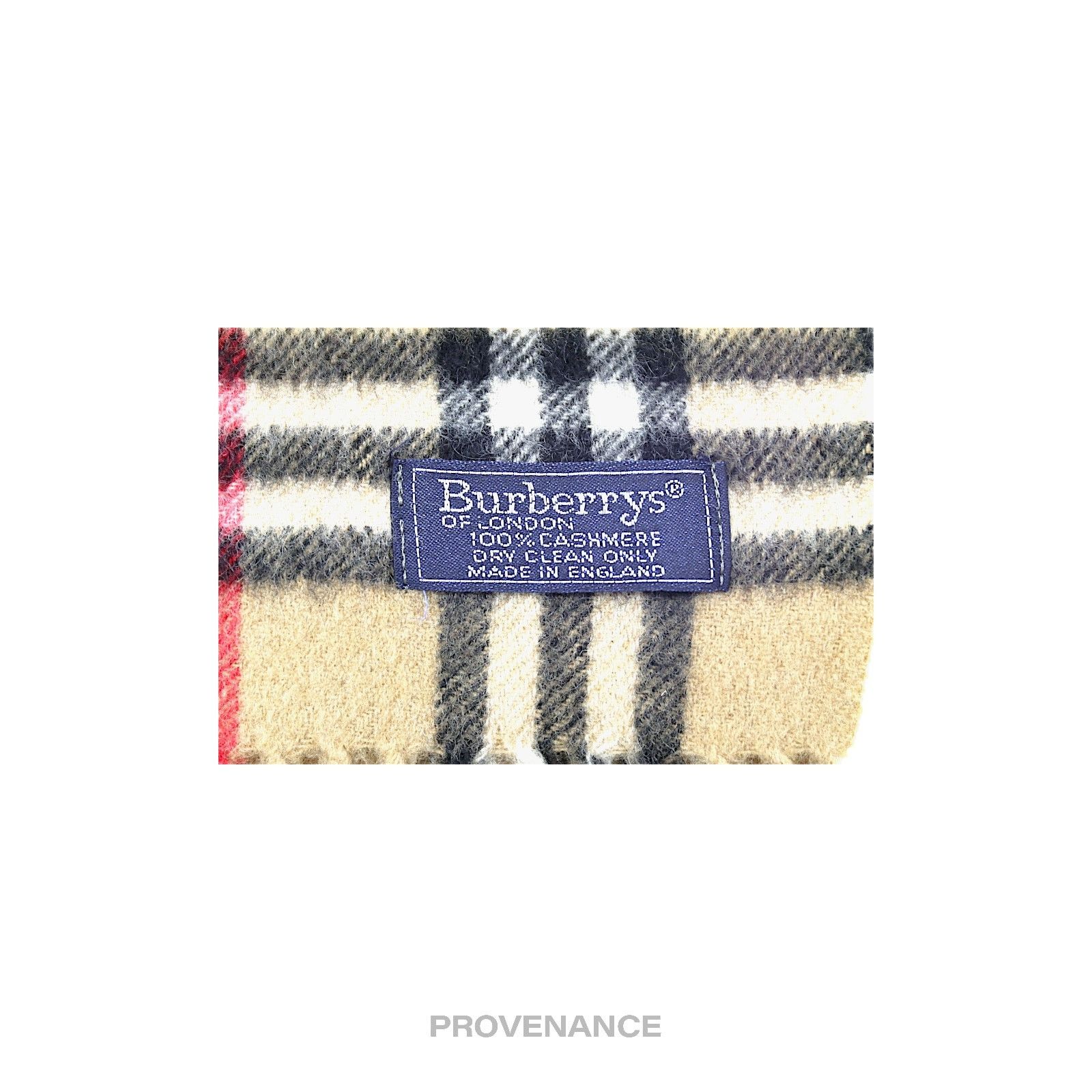 Burberry 🔴 Burberry Scarf - "Burberrys" Nova Check Cashmere Size ONE SIZE - 5 Thumbnail