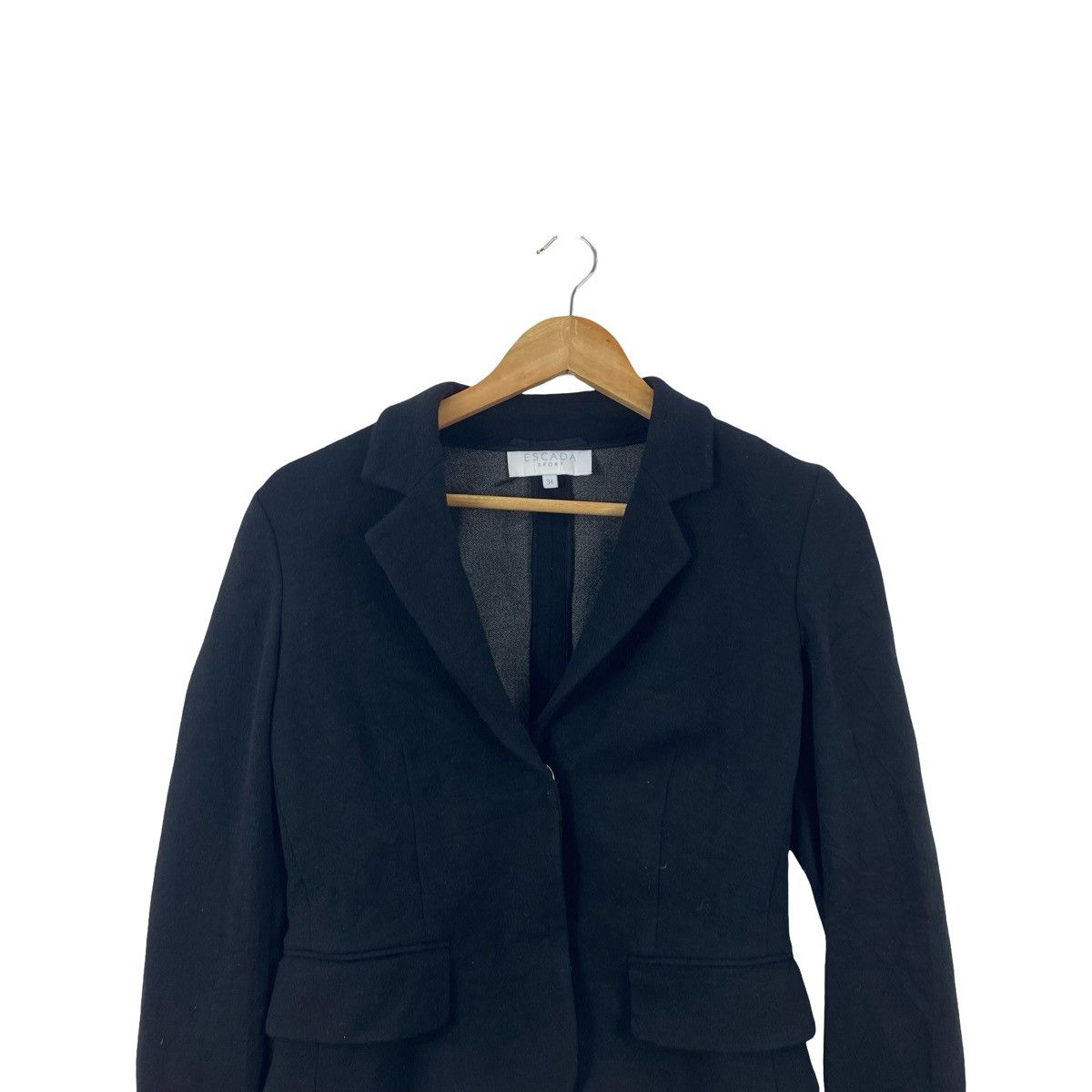 Escada ESCADA SPORT Cropped Blazer Jacket Minimal Tailored Formal Size XS / US 0-2 / IT 36-38 - 2 Thumbnail