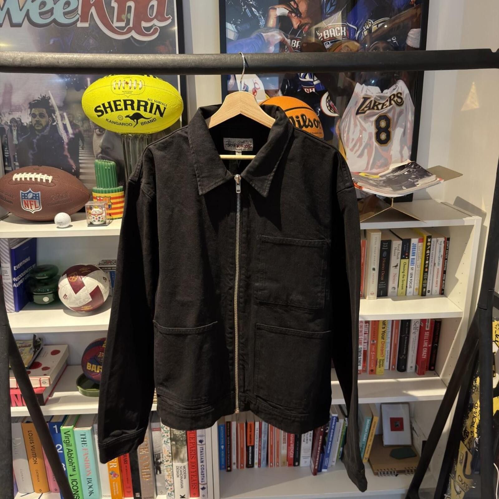 Stussy Stussy overdyed zip work jacket Size US XL / EU 56 / 4 - 1 Thumbnail