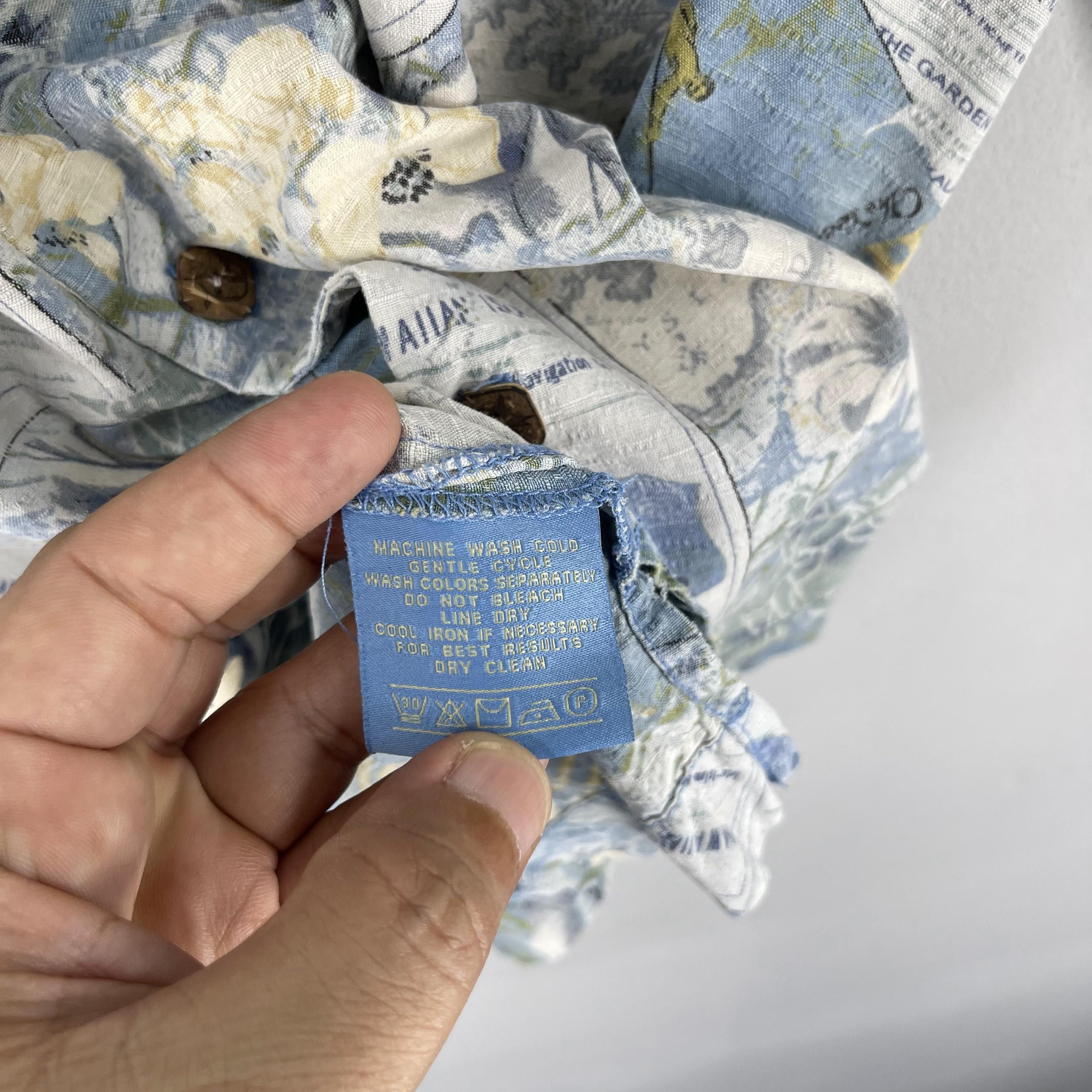 Vintage Vintage Hawaiian Aloha Floral Beach Surfing Motive Shirt Size US XL / EU 56 / 4 - 8 Thumbnail