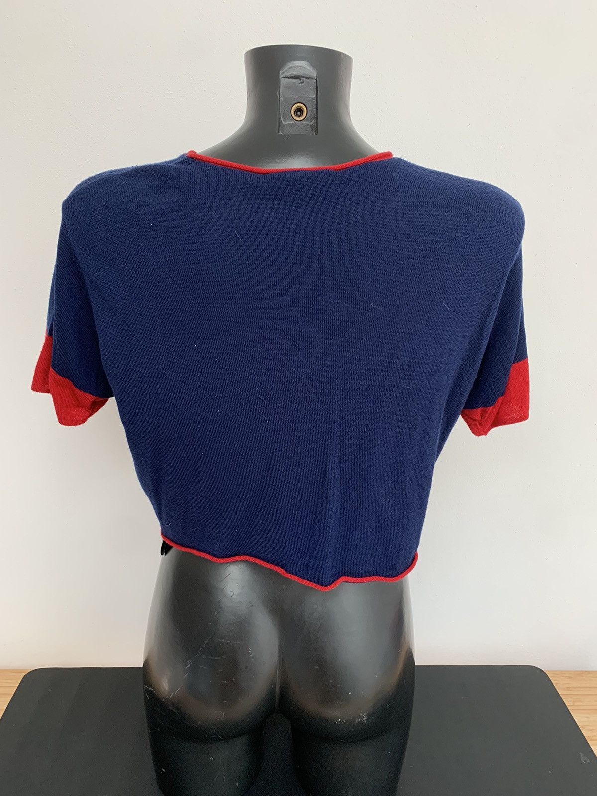 Alanui Alanui Fine Wool Crop Knit T-Shirt Size S / US 4 / IT 40 - 10 Thumbnail