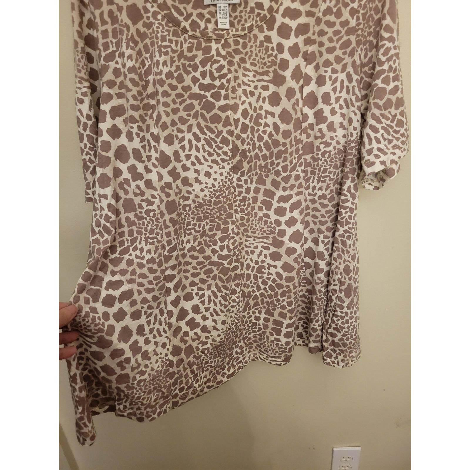 Denim & Co. Denim & Co 1XP Animal Print Size XL / US 12-14 / IT 48-50 - 4 Thumbnail