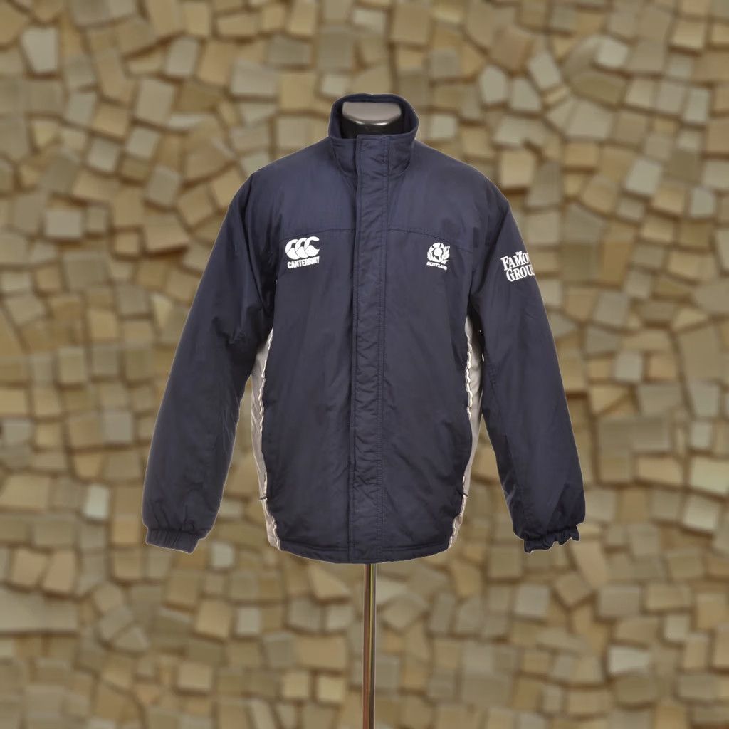 Vintage Canterbury Scoltand The Famous Grouse Vintage Rugby Jacket CL012 Jacket L Blue Men Size US L / EU 52-54 / 3 - 1 Thumbnail