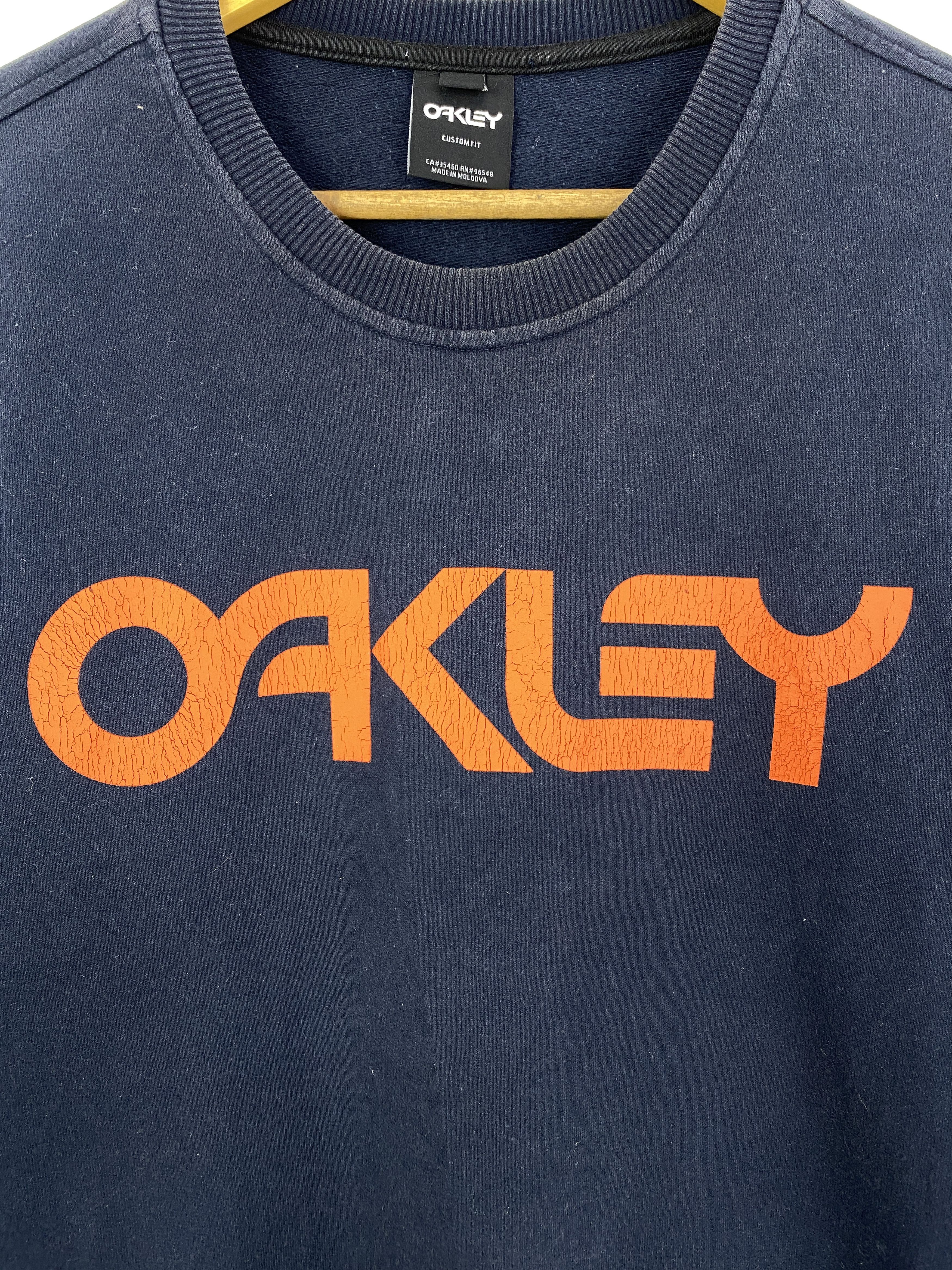 Oakley Vintage Oakley Spell Out Pullover Sweatshirt SH0161 Size US M / EU 48-50 / 2 - 8 Thumbnail