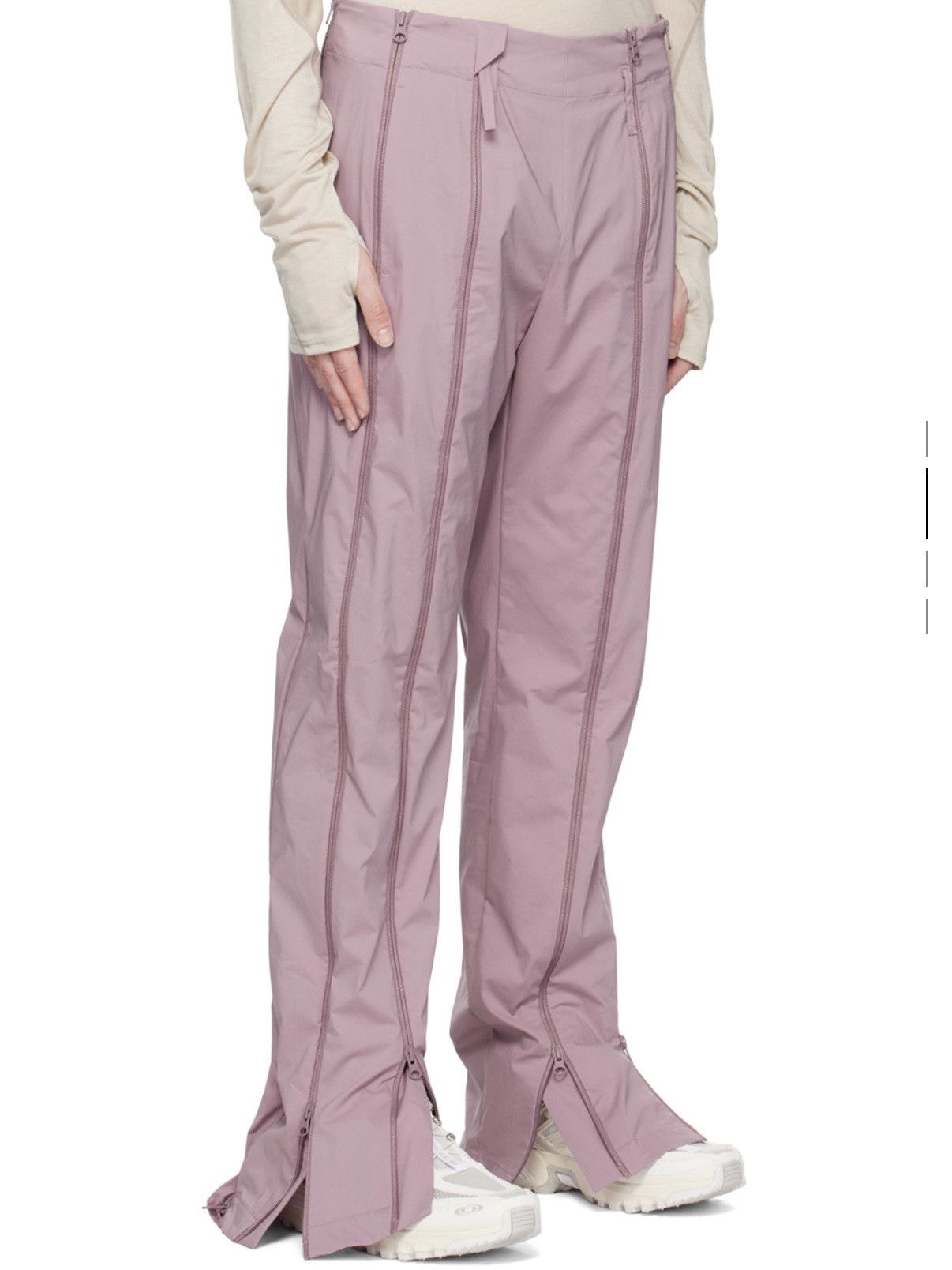 POST ARCHIVE FACTION (PAF) PAF Purple Zip Trousers Size US 30 / EU 46 - 2 Thumbnail