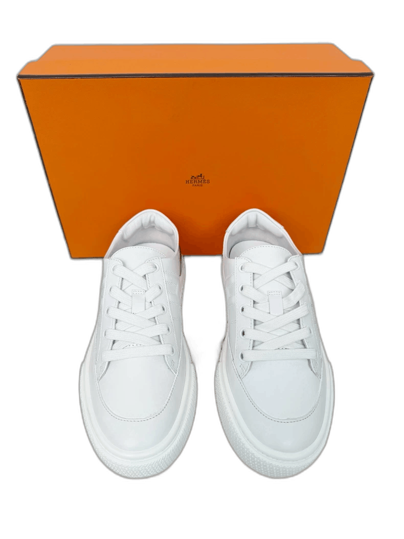 Hermes Hermes White Sneakers Never Worn Size 36.5 Size US 6 / IT 36 - 1 Thumbnail