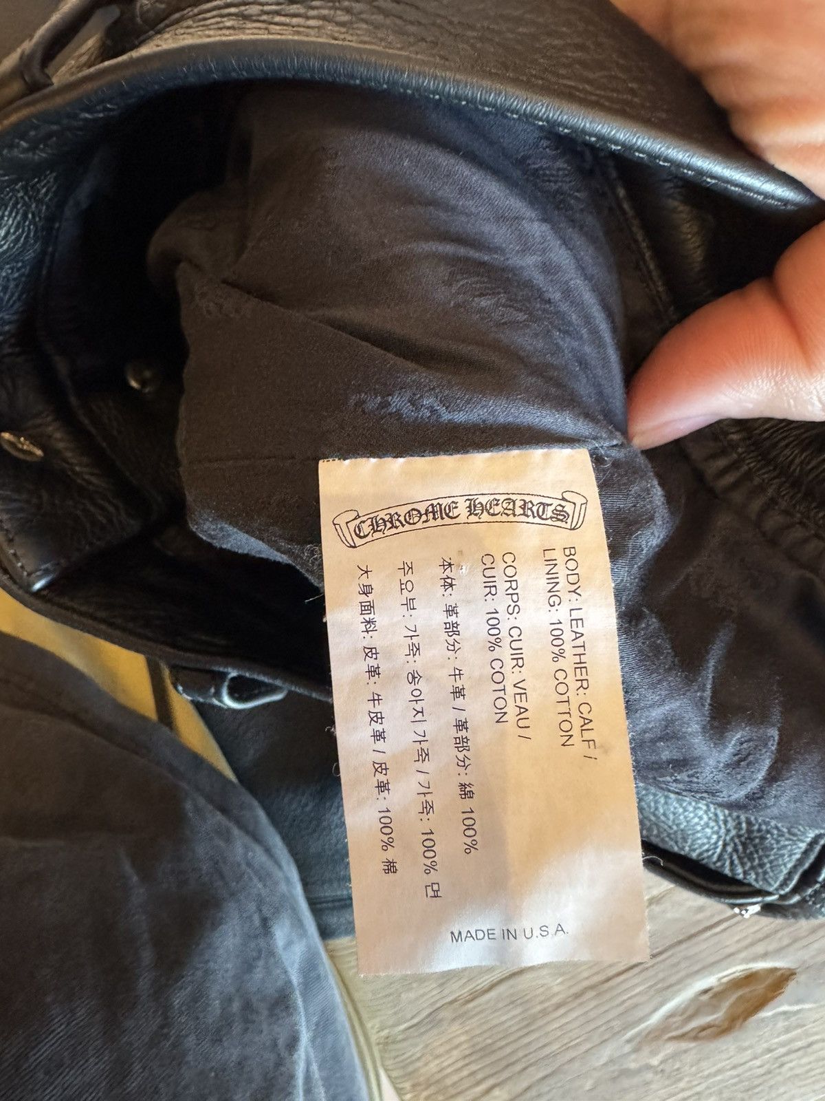Chrome Hearts Chrome Hearts leather pants Size US 33 - 5 Thumbnail
