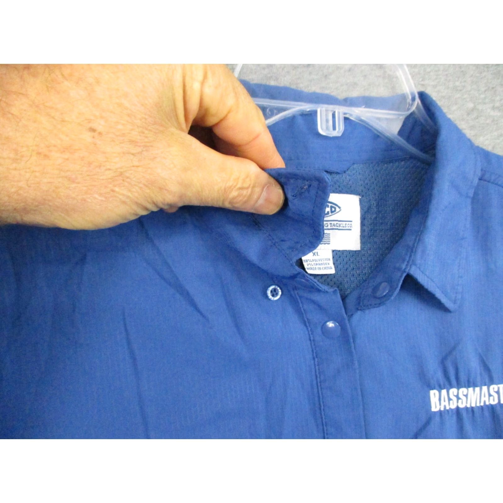 Vintage VINTAGE Aftco Bassmasters Shirt XL Women’s Blue Sleeveless Snap Button AFTECH Vented Size M / US 6-8 / IT 42-44 - 6 Thumbnail
