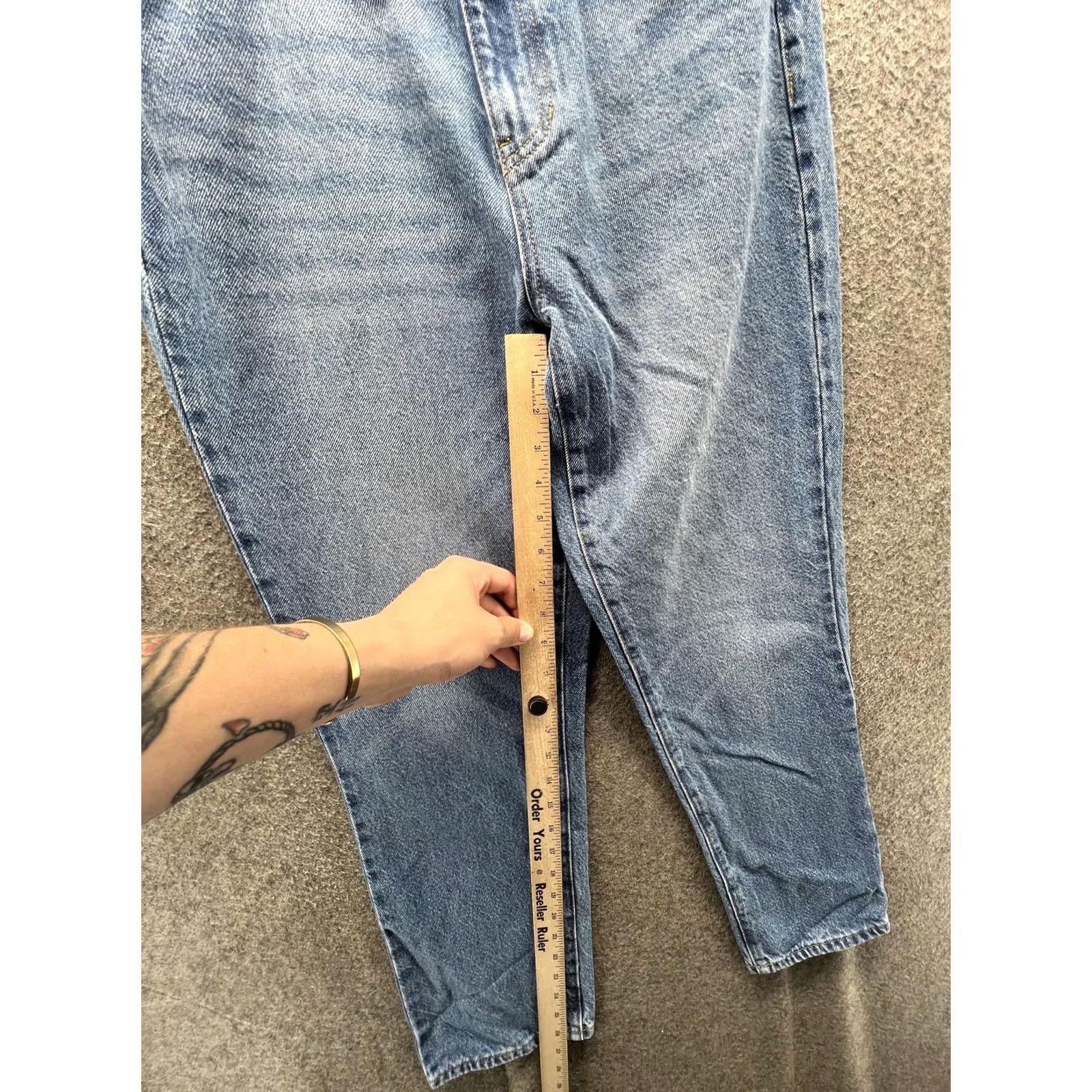 Pacsun PacSun Mom Jean Jeans Womens 28 Blue Medium Wash High Rise Relaxed Denim Pants Size 28" / US 6 / IT 42 - 6 Thumbnail