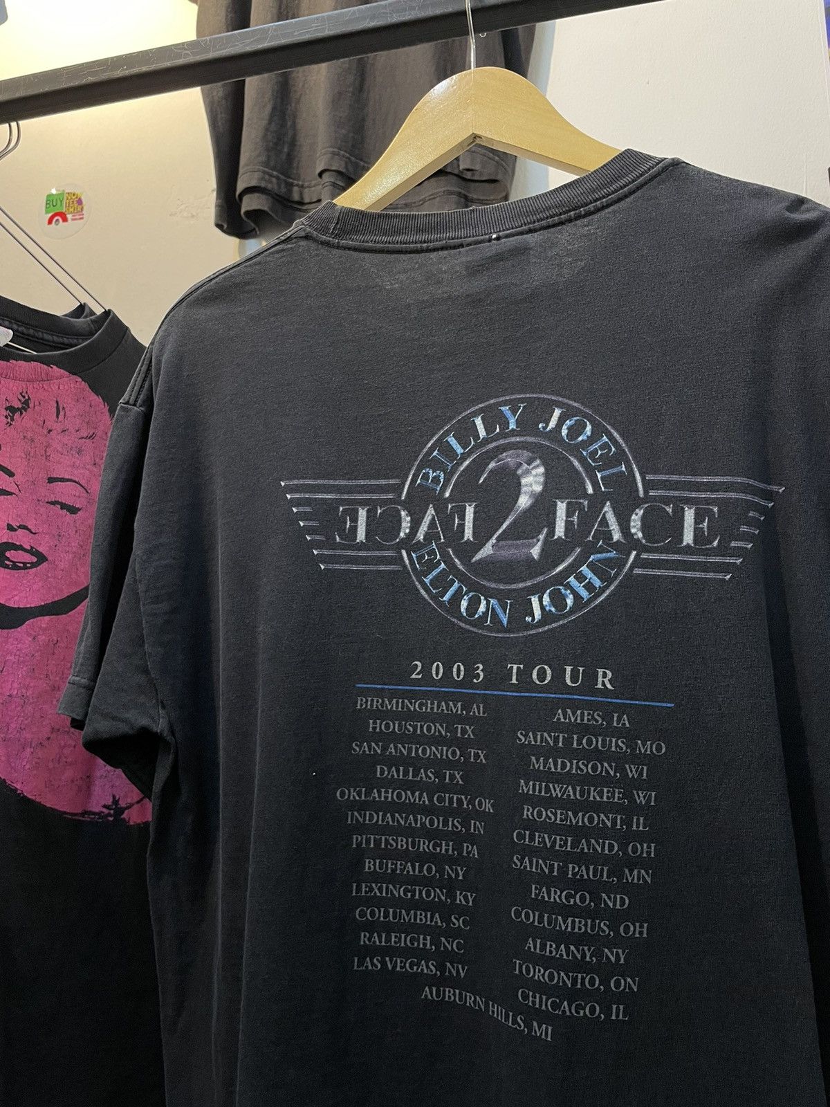 Band Tees 2003 Billy Joel & Elton John Tour Size US L / EU 52-54 / 3 - 3 Thumbnail