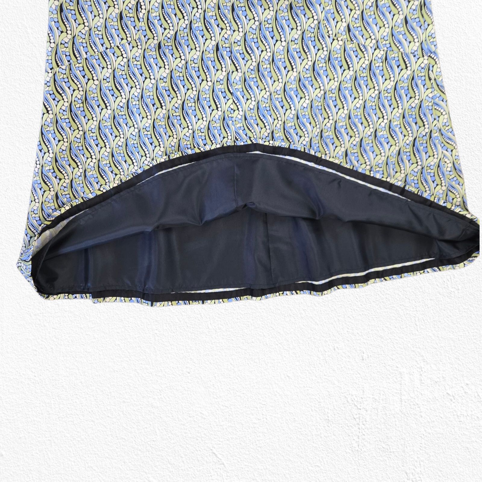 Other Talbots Y2K Silk Blend Retro Mod A-Line Midi Skirt Size 10 Size 32" / US 10 / IT 46 - 8 Thumbnail