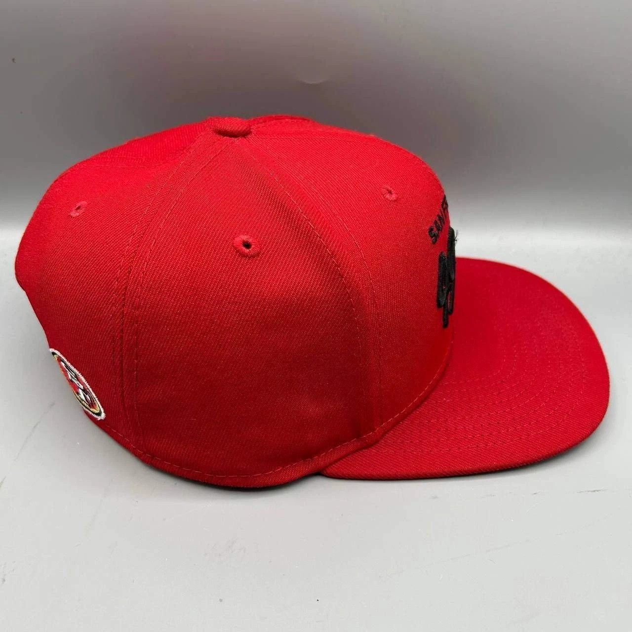 New Era San Francisco 49ers Hat Men Red NFL Snap Back Cap Size ONE SIZE - 5 Thumbnail