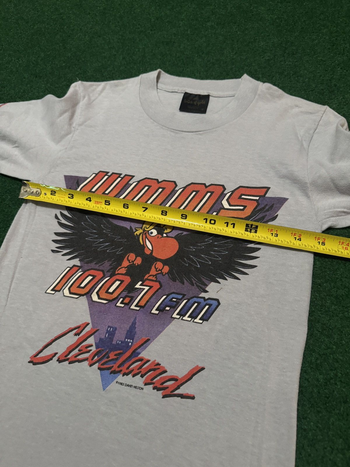 Vintage Vtg 80s WMMS Cleveland Rock And Roll Radio Buzzard T Shirt Size US XS / EU 42 / 0 - 6 Thumbnail