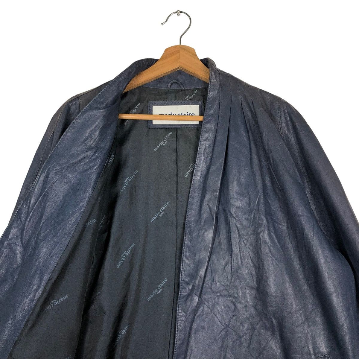 Japanese Brand 🔥VINTAGE LEATHER JACKET MARIE CLAIRE ISSEY MIYAKE Size US M / EU 48-50 / 2 - 12 Thumbnail