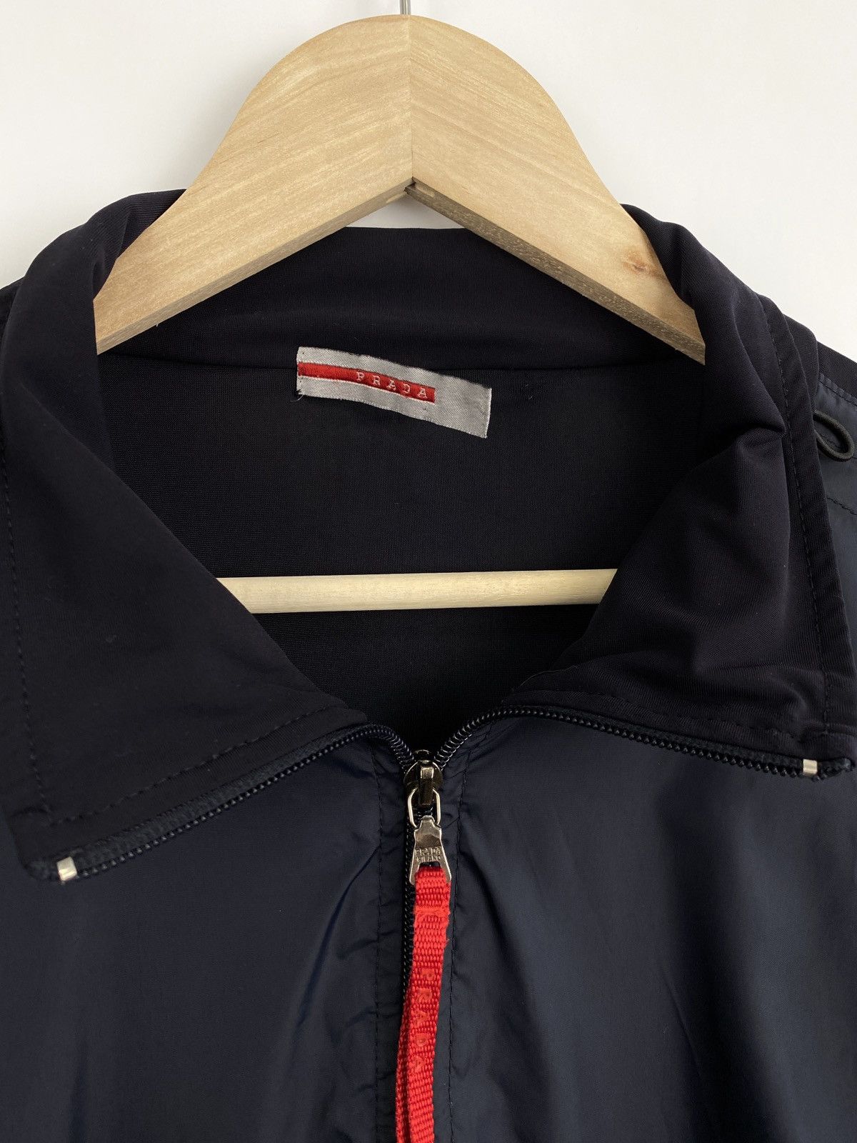 Prada × Vintage 🇮🇹 Vintage 90s Prada Nylon Anorak Jacket Rare Retro Hype Y2K Size US L / EU 52-54 / 3 - 4 Thumbnail