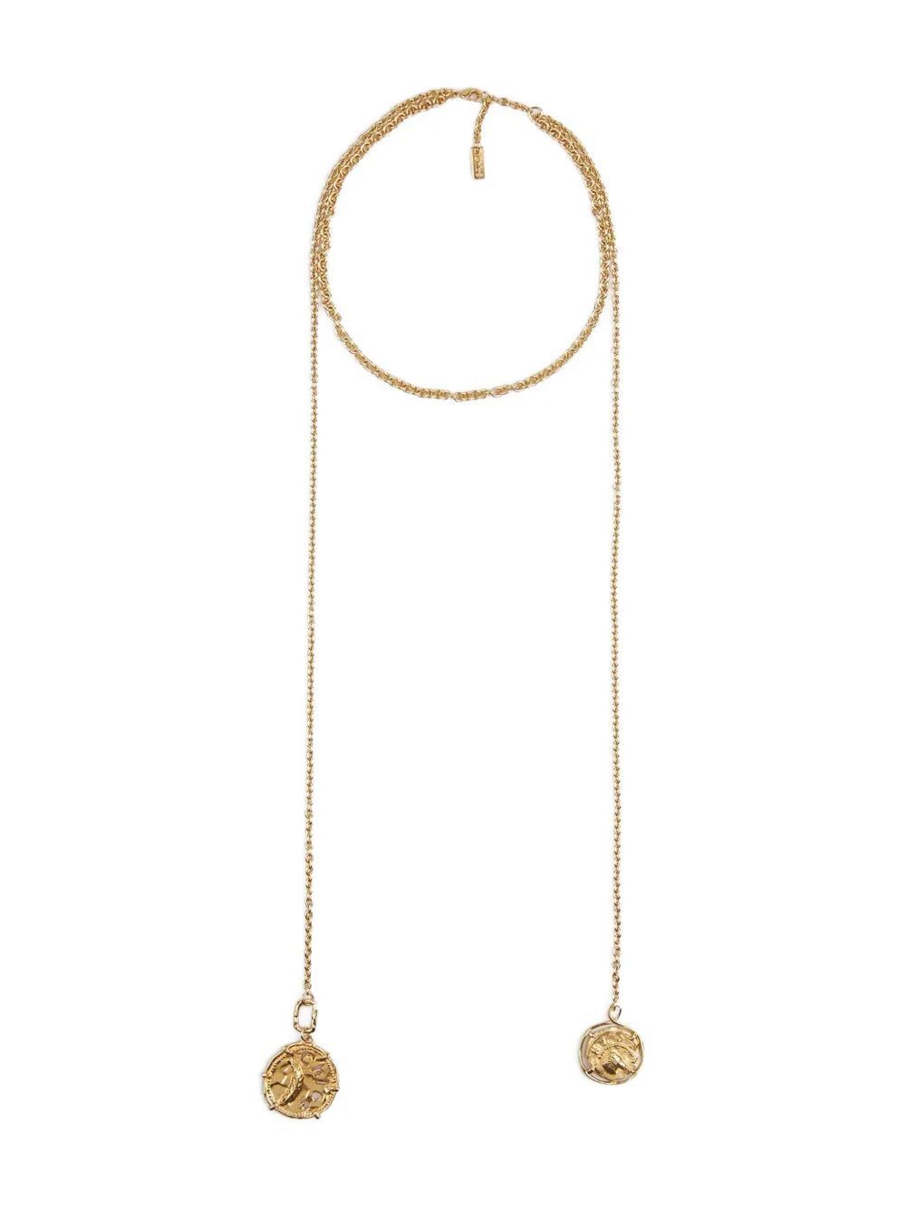 Chloe LAITION VINTAGE TIE NECKLACE Size ONE SIZE - 1 Thumbnail