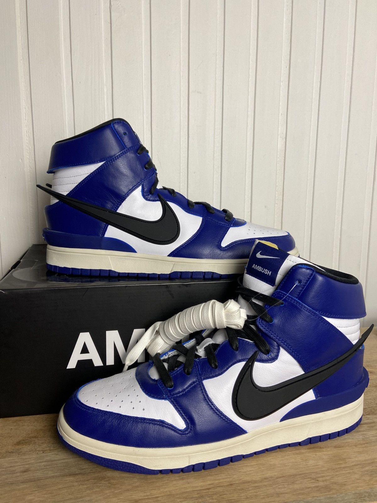 Ambush Design × Nike New Nike Dunk Hi Ambush Deep Royal authentic size 11,5US Size US 11.5 / EU 44-45 - 12 Thumbnail