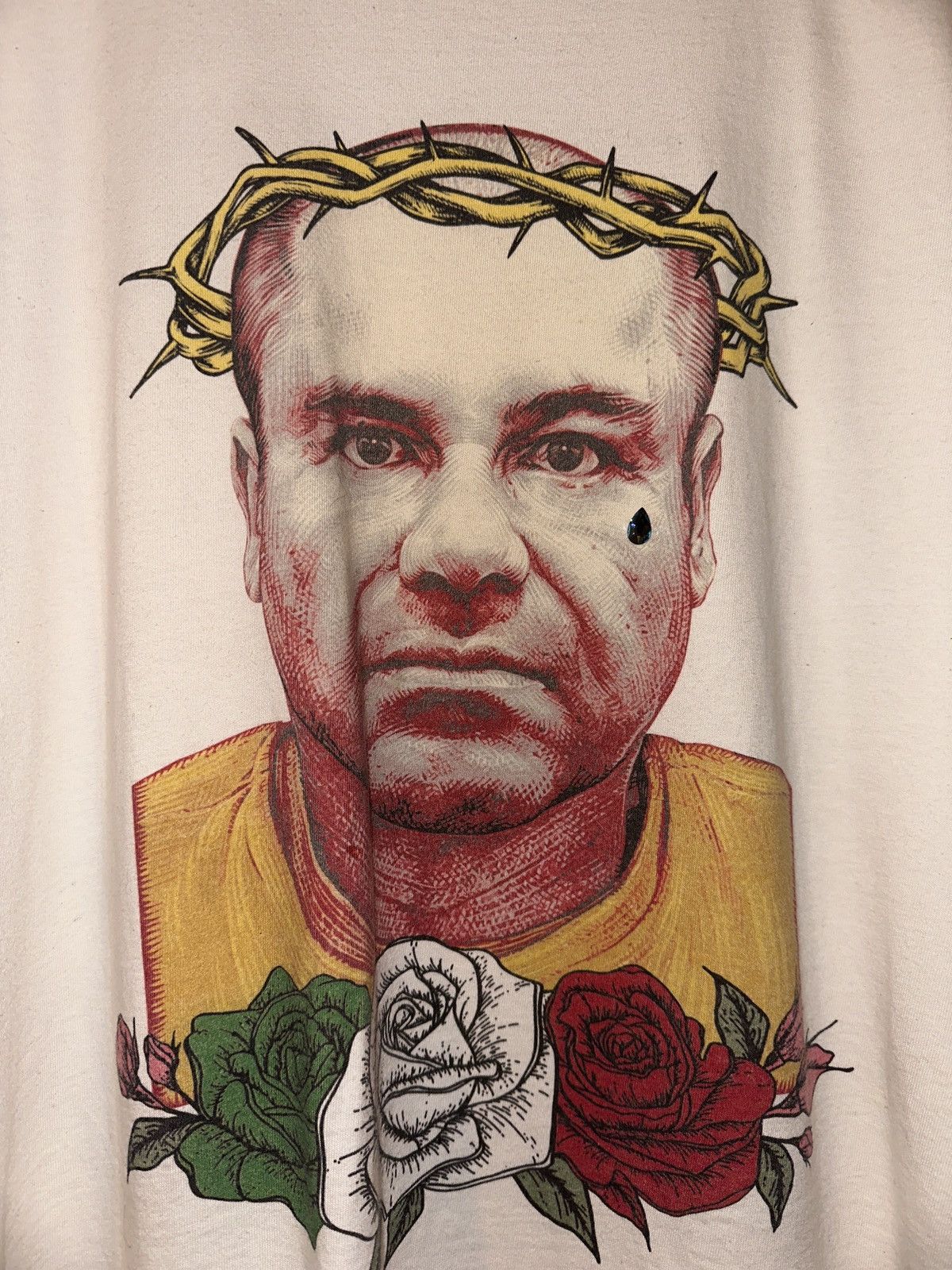 Other Free El Chapo “Tear Drop” Crystal Shirt Size US M / EU 48-50 / 2 - 2 Thumbnail