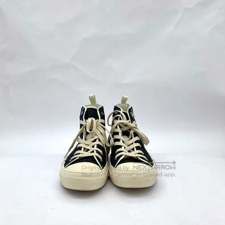 Dior Dior Black logo letter graffiti lacing casual flat high-to Size US 11 / EU 44 - 3 Thumbnail