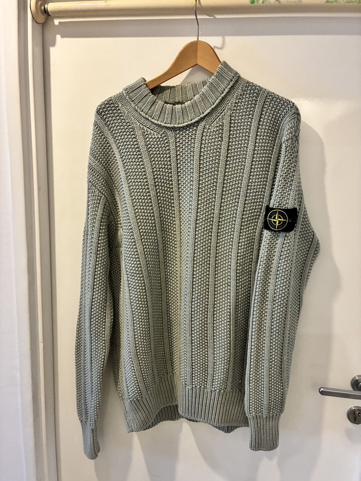 Stone Island Stone Island Knitwear 100% Pure Wool ’DUST' Treatment 100% Size US M / EU 48-50 / 2 - 1 Thumbnail
