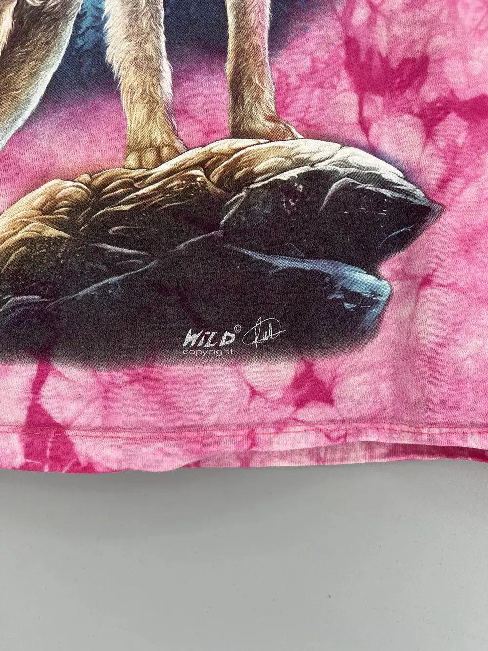 Other Vintage 90s Wolf Face Boxy Fit Tee WILD Dead Horror Print Size US M / EU 48-50 / 2 - 6 Thumbnail