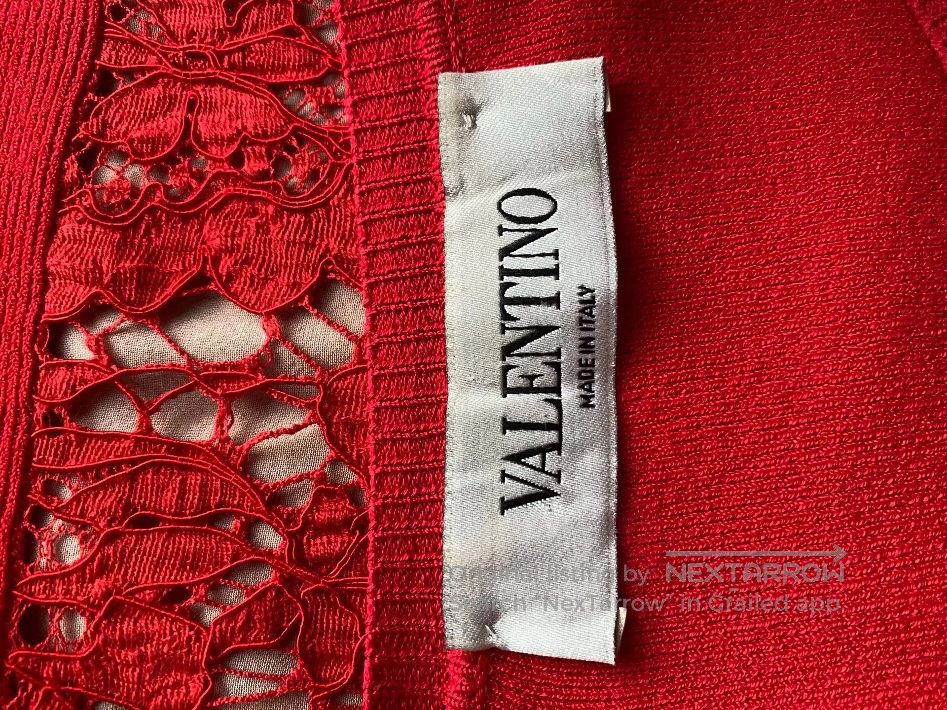 Valentino Valentino Red Elegant Evening Dress. Size US 38 / EU 54 - 7 Thumbnail