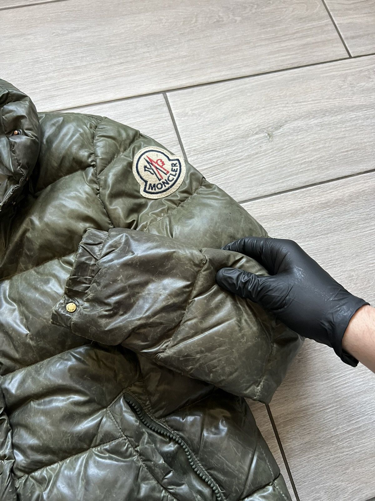 Moncler Moncler Pepper Grenoble Womens Puffer Jacket Green Size L / US 10 / IT 46 - 9 Thumbnail