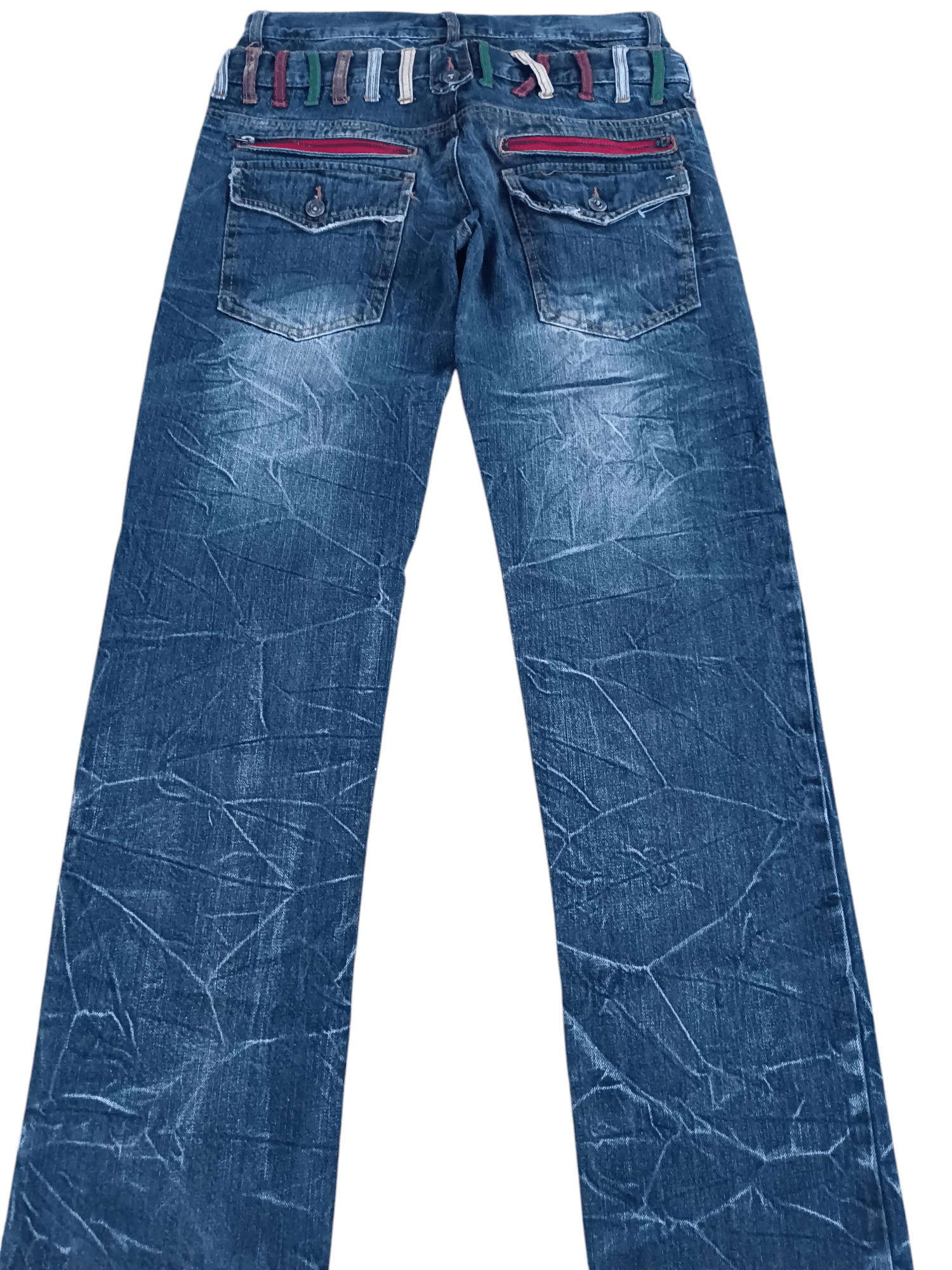 20471120 SICK DOUBLE WAIST Y2K NYLAUS BUSH PANT PUNK GRUNGE STYLE Size US 32 / EU 48 - 10 Thumbnail