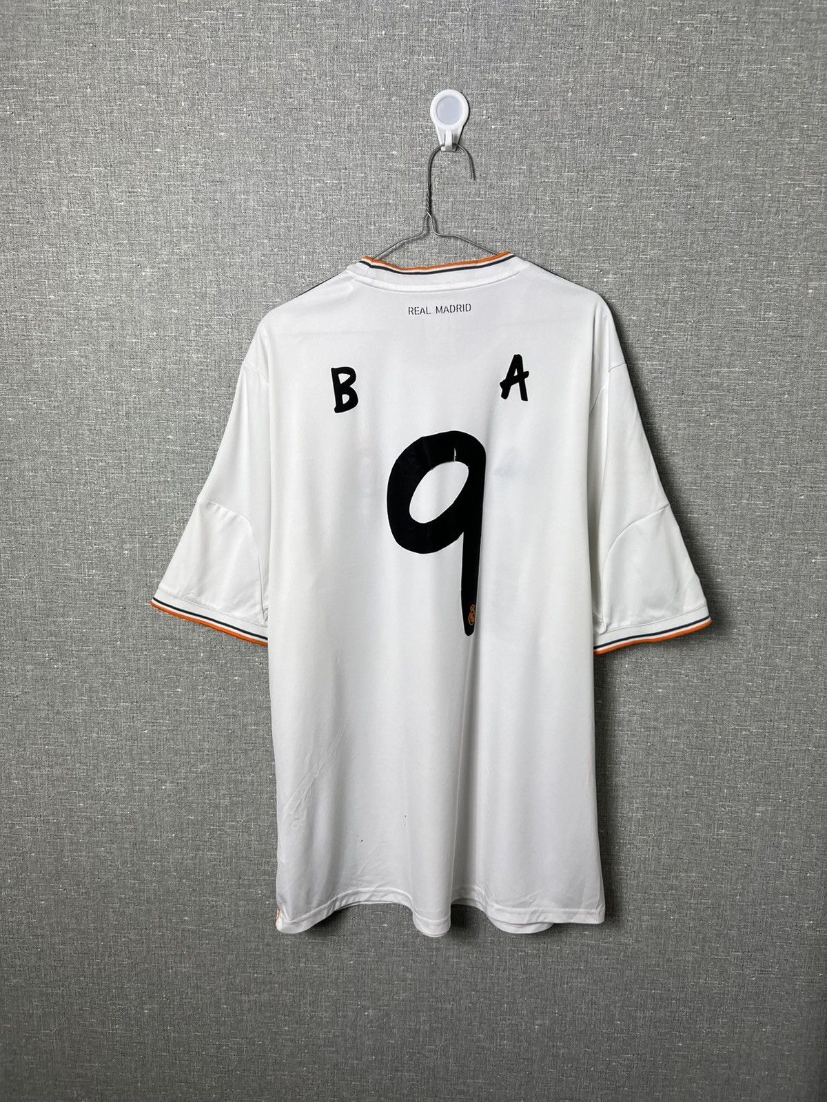 Adidas #9 BENZEMA Real Madrid 2013/14 Adidas Home Jersey Size US XL / EU 56 / 4 - 16 Thumbnail