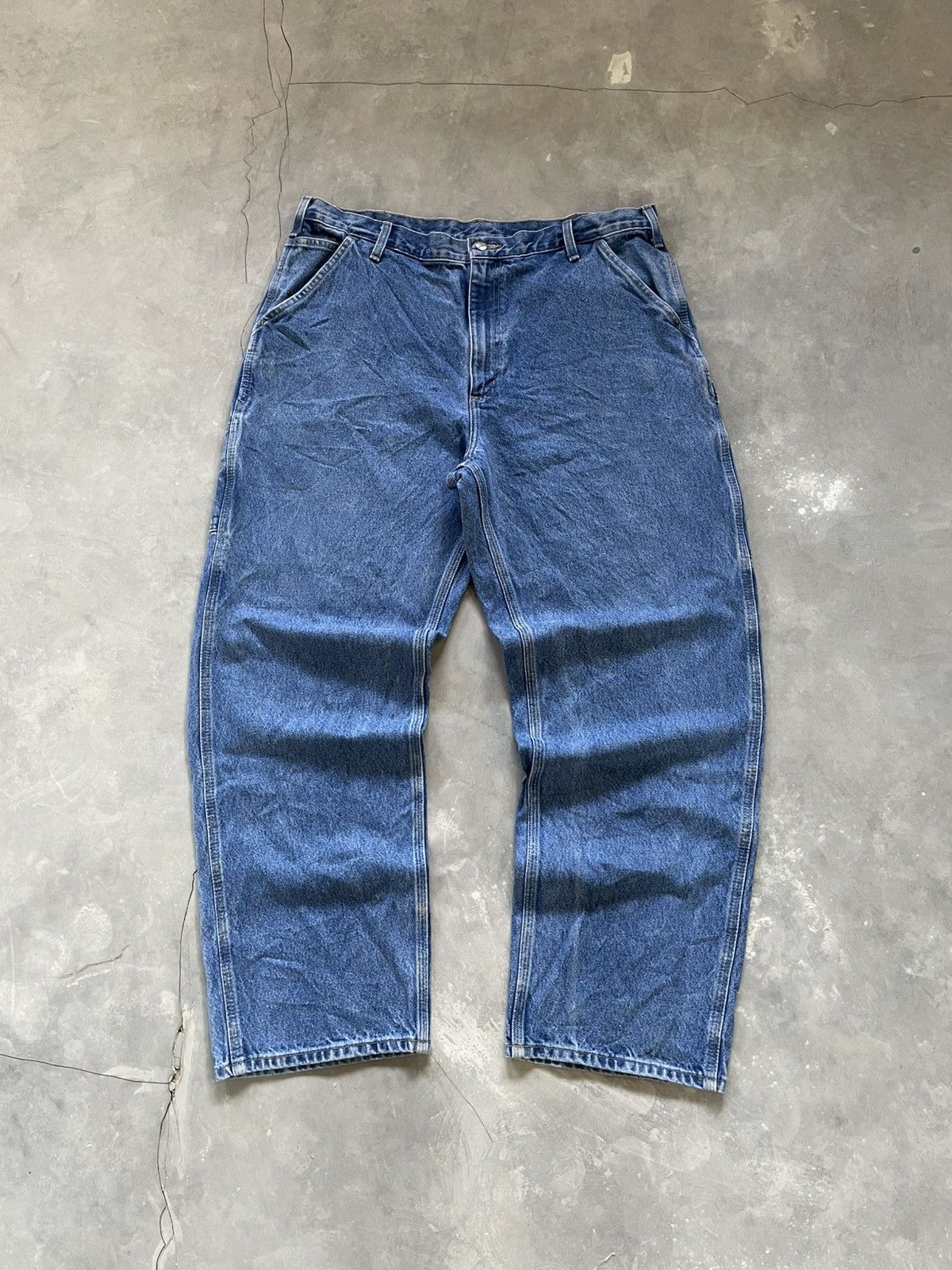 Carhartt Carhartt Jeans Denim Pant Carpenter - B23 DST 40x32 Size US 38 / EU 54 - 2 Thumbnail