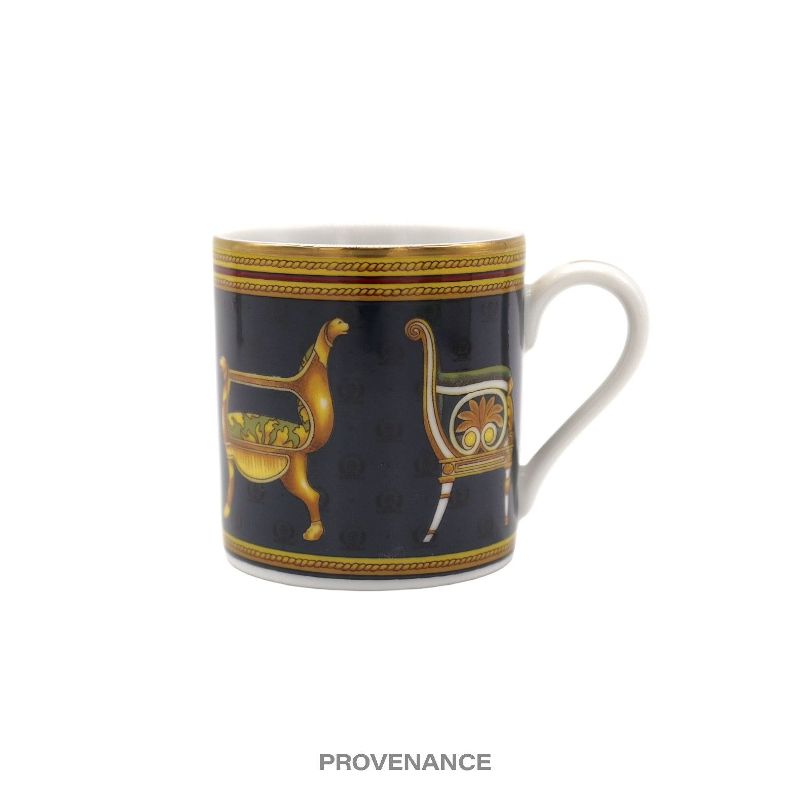 Gucci 🔴 Gucci Porcellana Chairs Espresso Cup - Black/Gold Size ONE SIZE - 3 Thumbnail