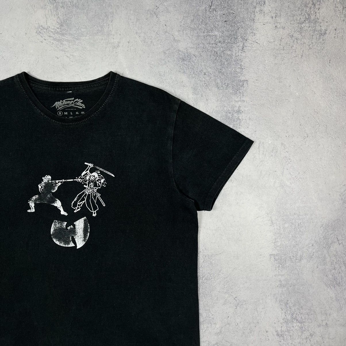 Vintage Vintage Wu-Tang Clan protect ya neck rap faded tee 00’s Size US S / EU 44-46 / 1 - 4 Thumbnail