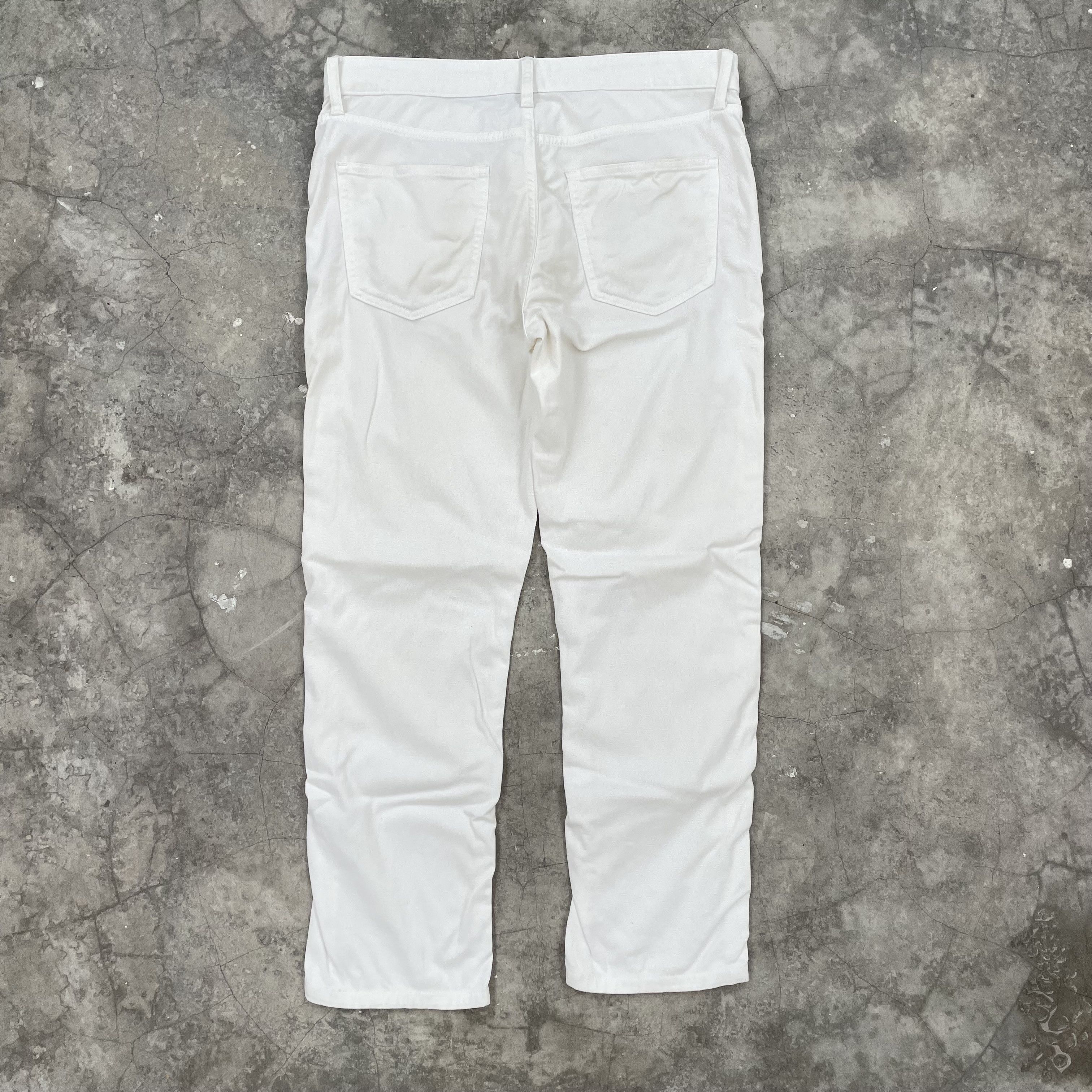 Japanese Brand × Kaihara Denim × Uniqlo UNIQLO WHITE STRETCH JEANS SLIM TAPERED JAPAN Size US 34 / EU 50 - 5 Thumbnail