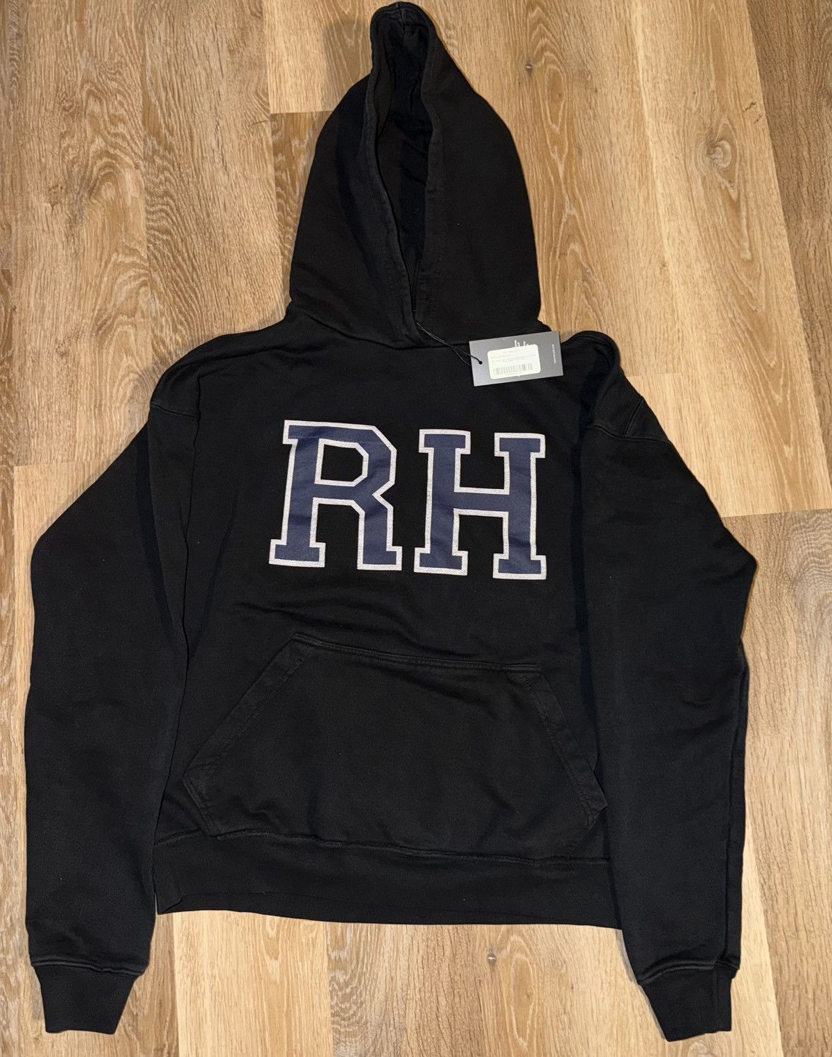 Men's Rhude Small Black Sweatshirt Hoodie"Audacity to Dream"