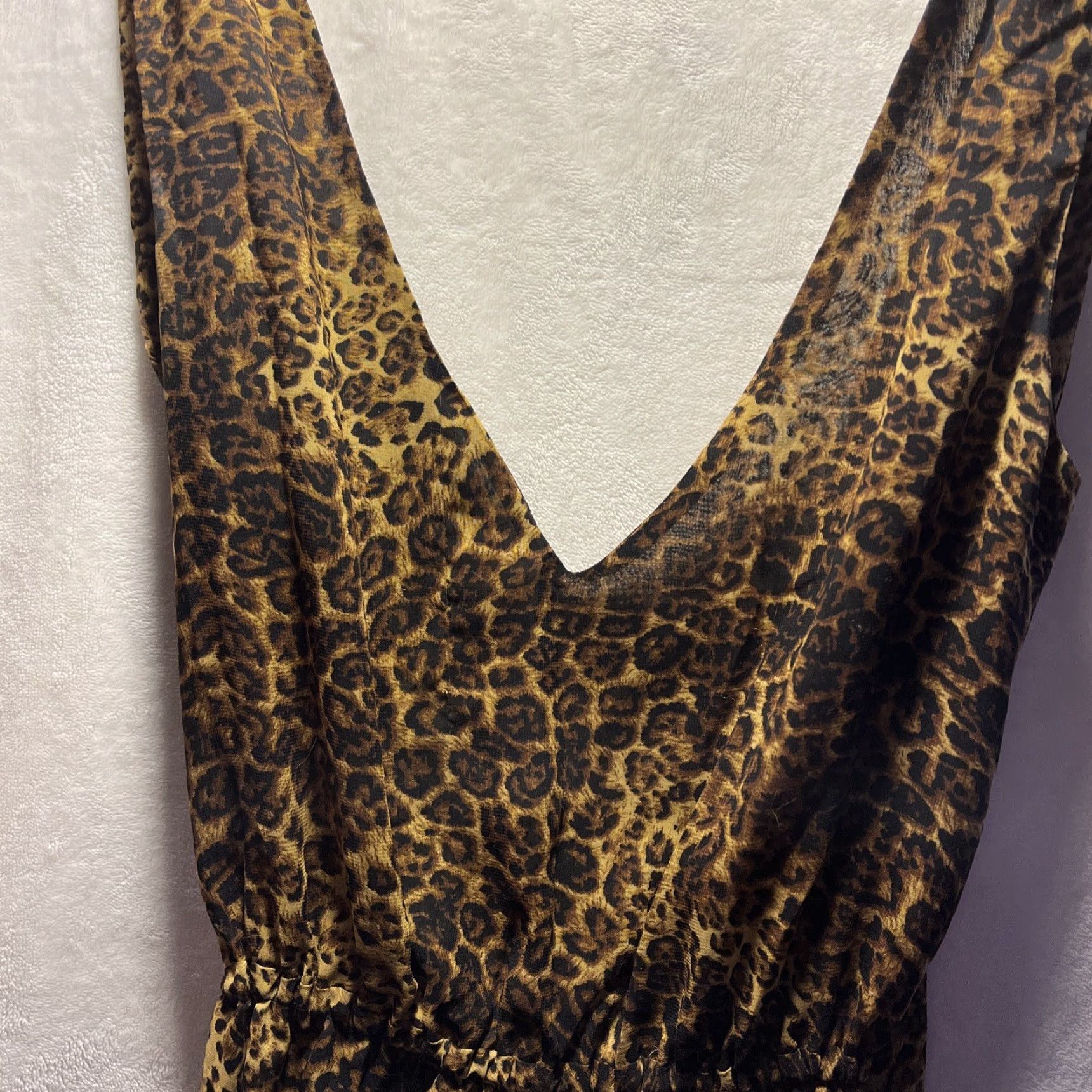 UNIF UNIF Dress Womens XS Multicolor Leopard Backless Mini Size XS / US 0-2 / IT 36-38 - 2 Thumbnail