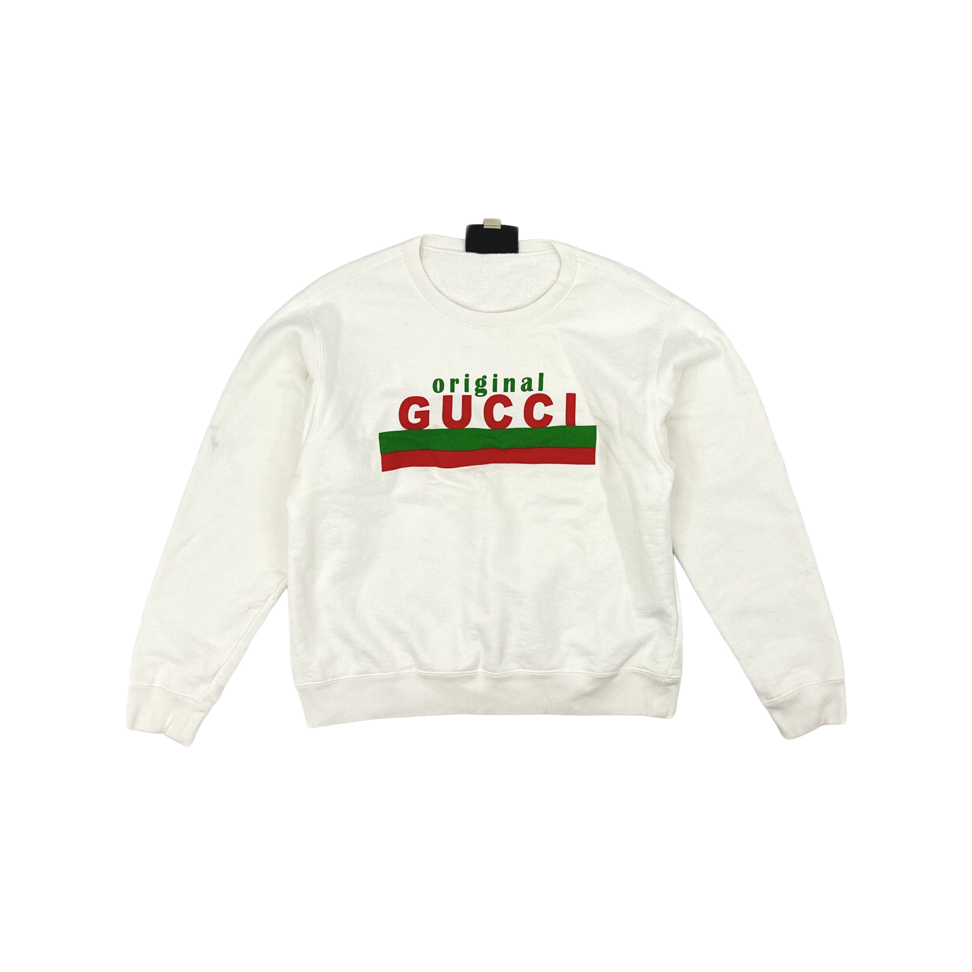 Gucci Gucci Original Logo Print Sweatshirt XS Size US XS / EU 42 / 0 - 1 Thumbnail