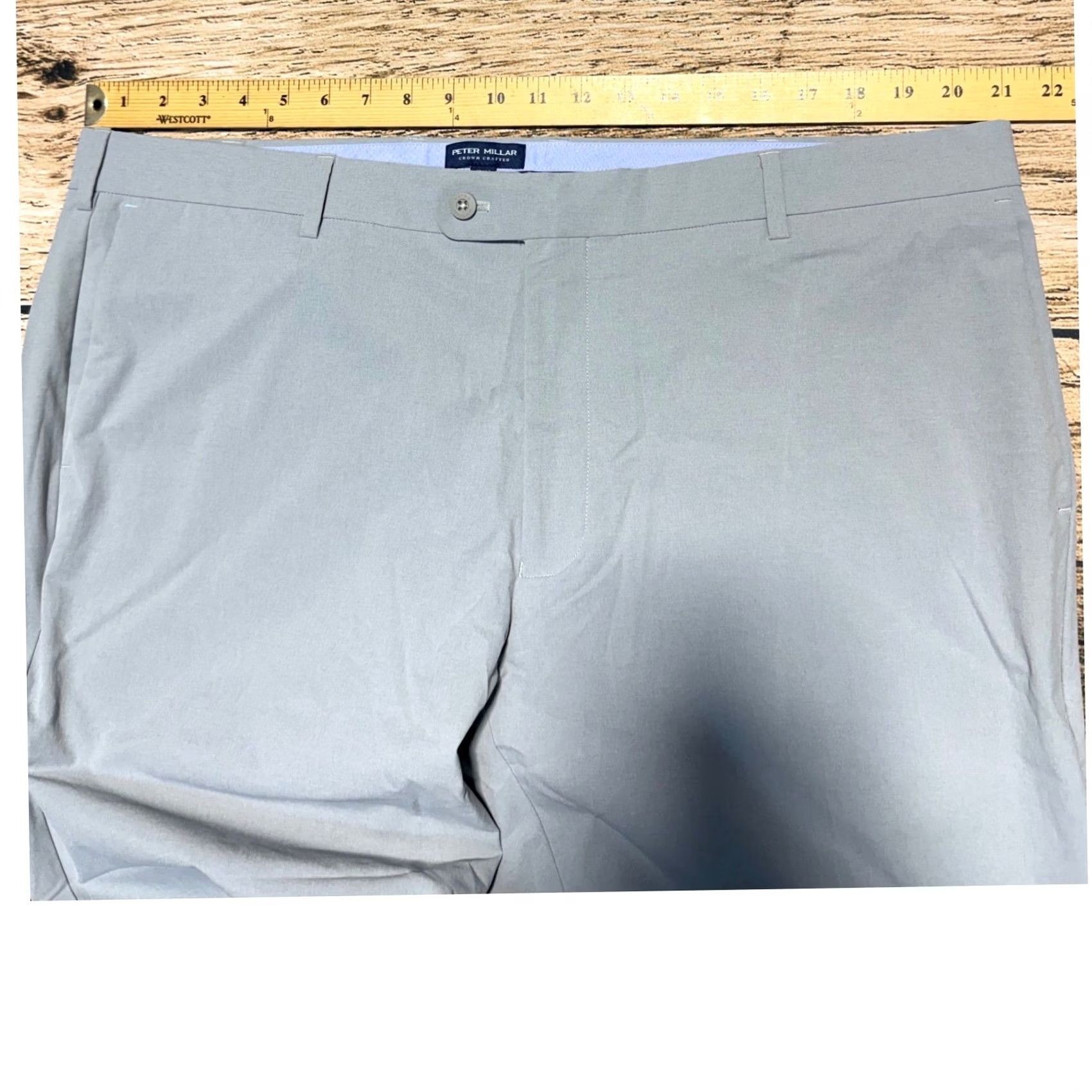 Peter Millar Peter Millar Crown Crafted Trousers Mens 42/30 Gray Performance Golf Pants Size US 42 / EU 58 - 7 Thumbnail