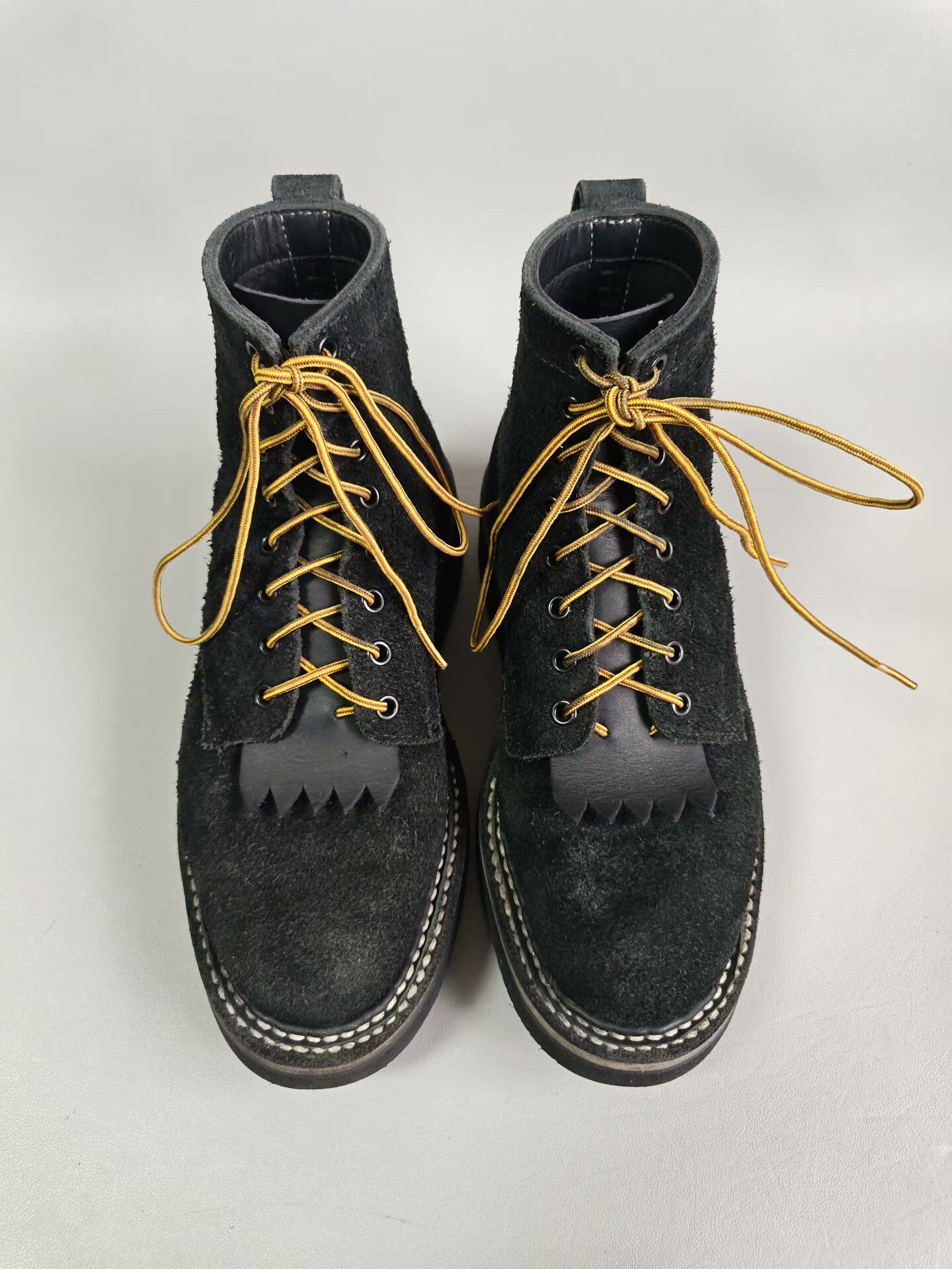 Other White Black Flip Top Classic Boots Size US 7 / EU 40 - 1 Thumbnail