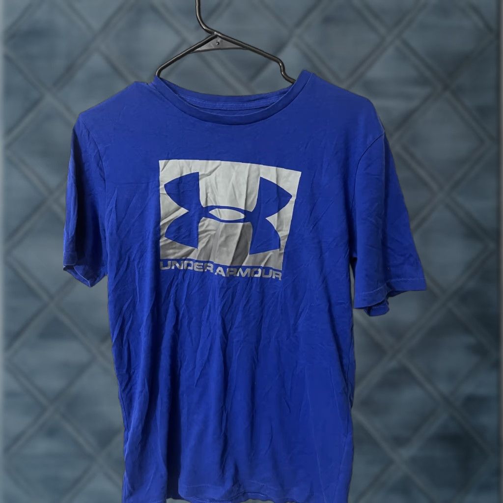 Under Armour Under Armour T-Shirt Men’s Short Sleeve Crew Neck Blue Graphic Logo Size S Regular Cotton Canvas Vintage? No (Not Vintage) Size US S / EU 44-46 / 1 - 1 Thumbnail