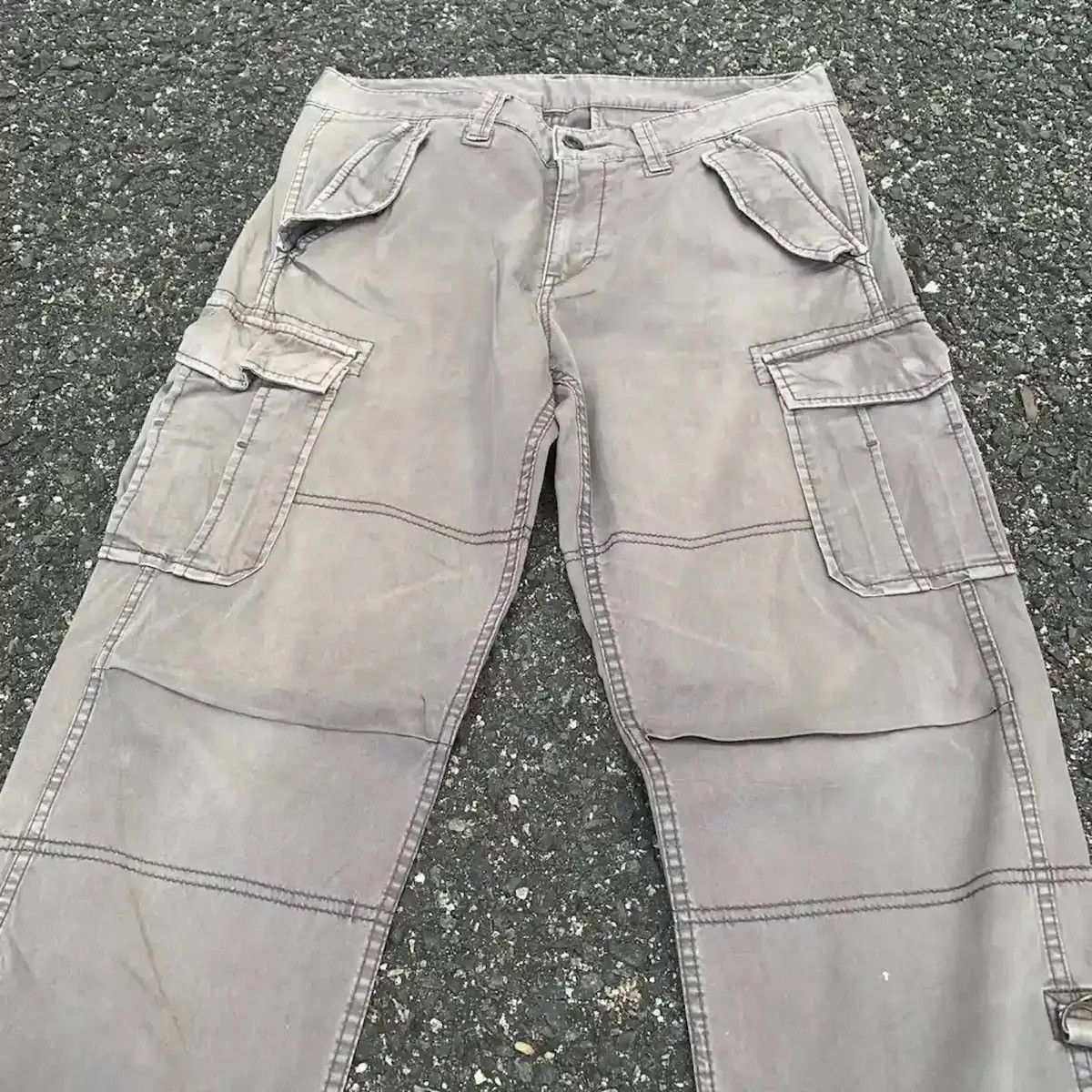 Japanese Brand JAPANESE VINTAGE UTILITY FADED TROUSERS CARGO PANTS W30 Size US 30 / EU 46 - 6 Thumbnail