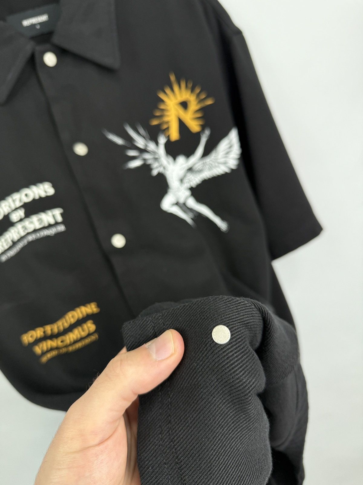 Represent Clo. 🇺🇸 Y2K Represent Clo Icarus Horizons Shirt Rare Retro Size US M / EU 48-50 / 2 - 11 Thumbnail