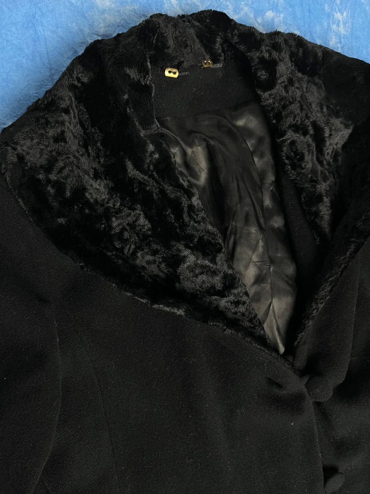 Vintage Vintage Avant Garde Cashmere Wool Long Japan Style Coat Size US L / EU 52-54 / 3 - 5 Thumbnail