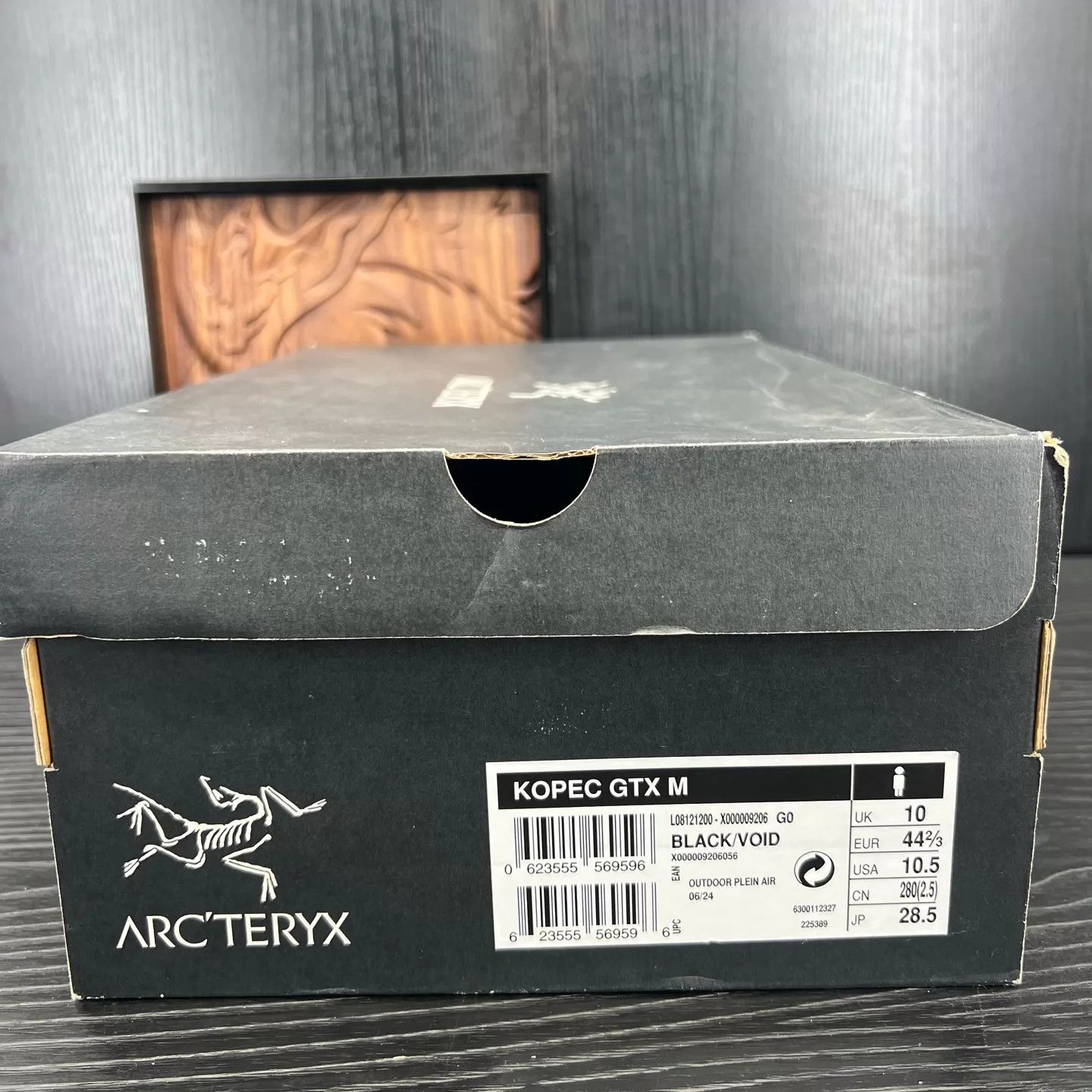 Arc'teryx Arc'teryx Kopec Jacket Black & Gray 44.5 Size US 11.5 / EU 44-45 - 9 Thumbnail