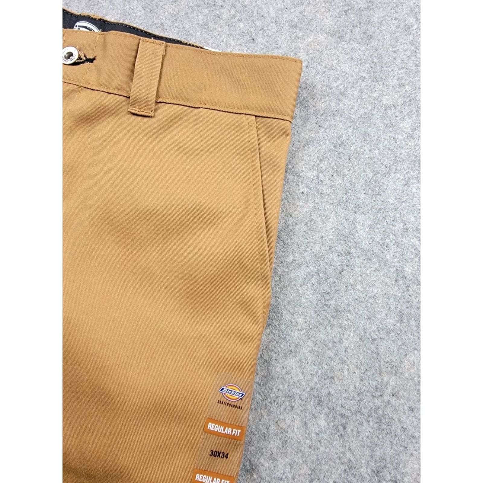 Dickies Dickies Skateboarding Pants Mens 30x34 Brown Regular Fit Wrinkle Resistant Size US 30 / EU 46 - 3 Thumbnail
