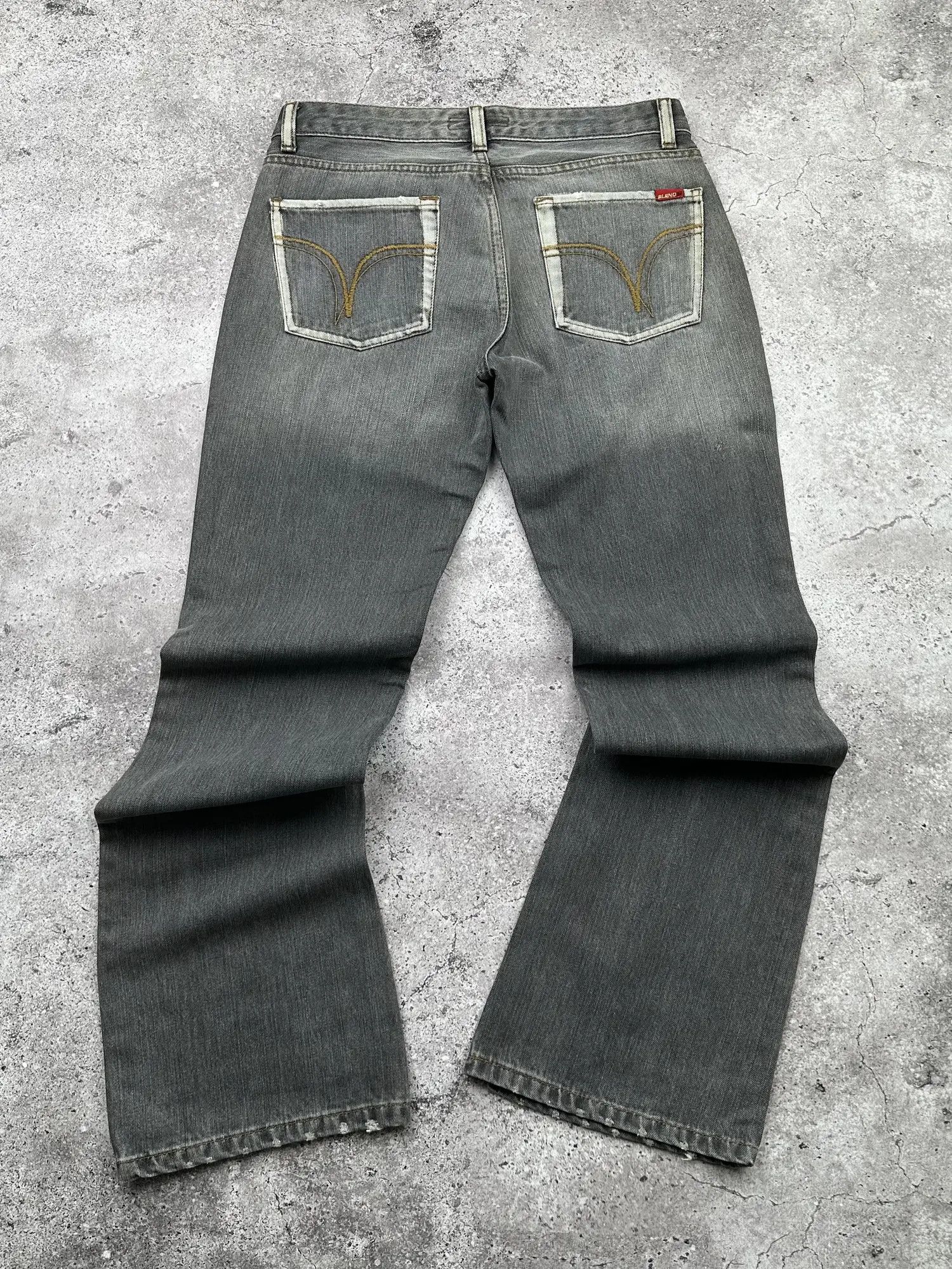 Japanese Brand Vintage Flare Jeans C383(V272) Size 27" / US 4 / IT 40 - 5 Thumbnail