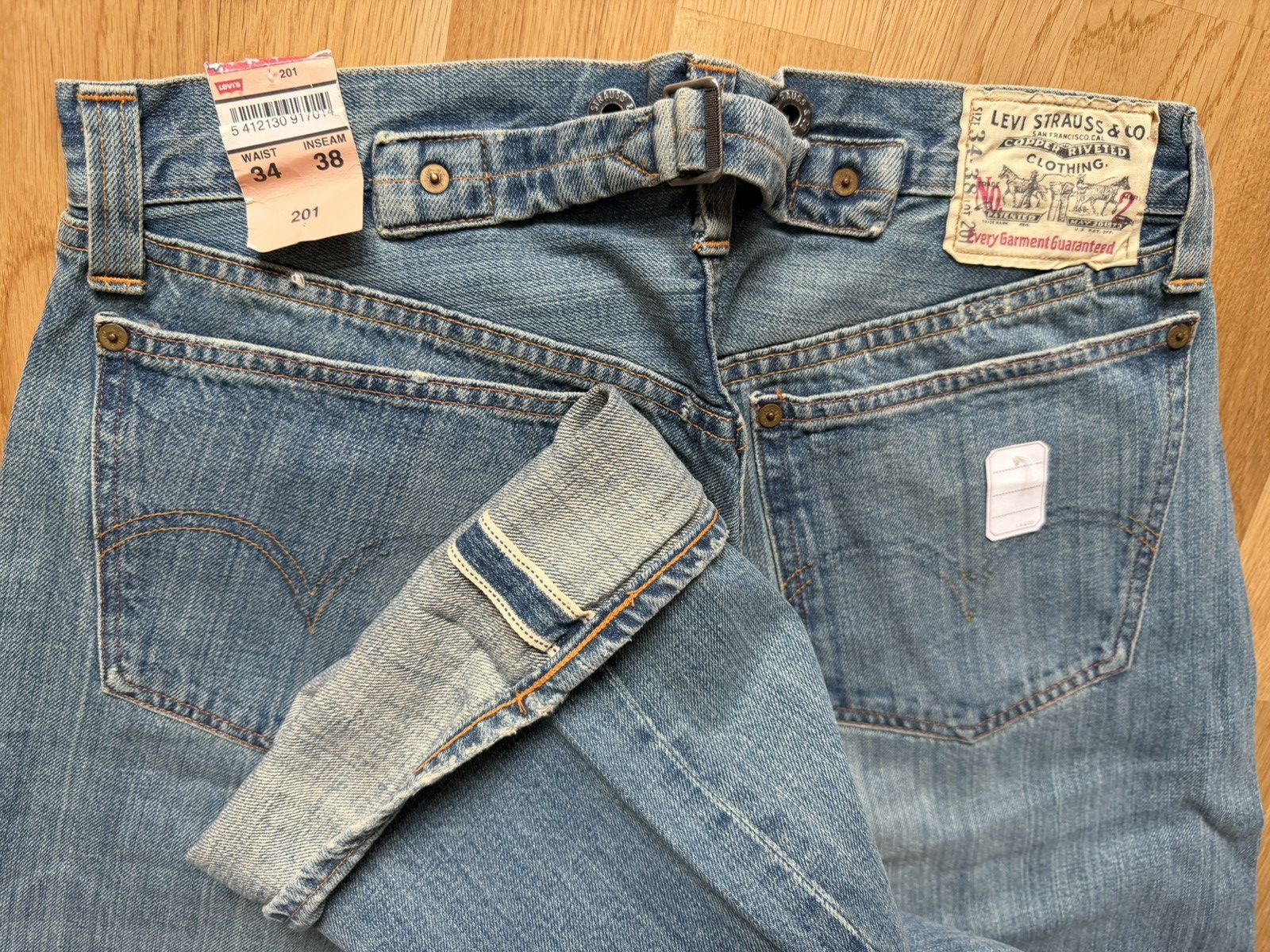 Levi's Vintage Clothing Levis Vintage LVC 201 Deadstock Size US 34 / EU 50 - 4 Thumbnail