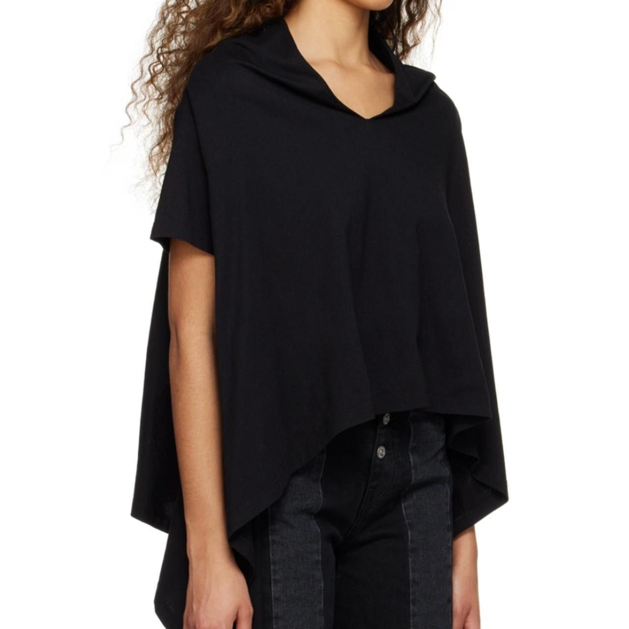 MM6 MM6 Maison Margiela Women's Black T-shirt Size S / US 4 / IT 40 - 2 Thumbnail