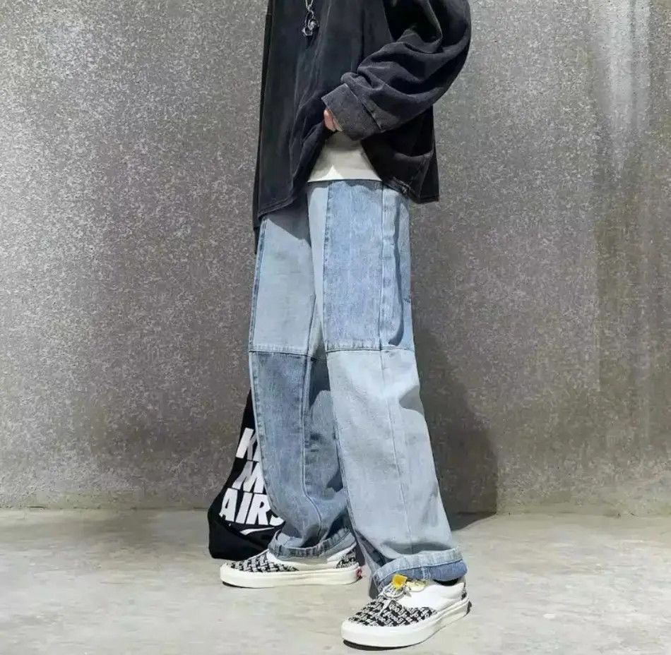 Japanese Brand Streetwear straight loose punk style jeans Size US 32 / EU 48 - 5 Thumbnail