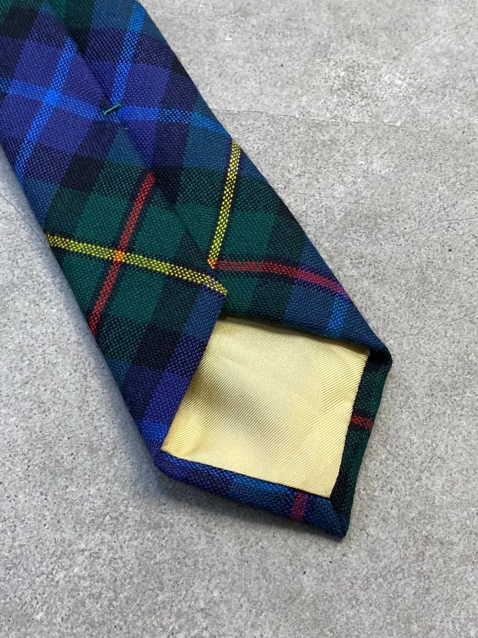Polo Ralph Lauren Vintage Polo Ralph Lauren Tartan Check Wool Tie Size ONE SIZE - 7 Thumbnail