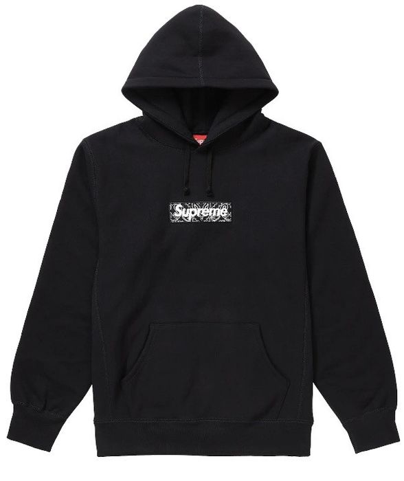 Supreme Supreme Bandana Box Logo Hooded Sweatshirt | Grailed